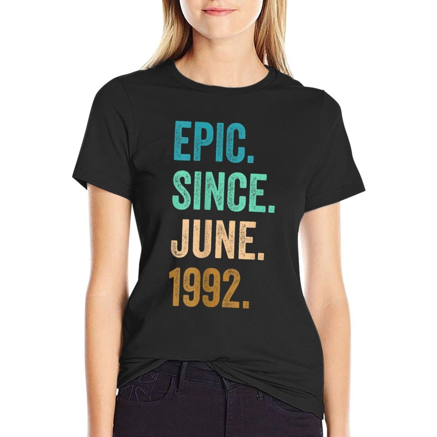 30 Years Old Epic Since June 1992 30th Birthday Easy-care T-Shirt