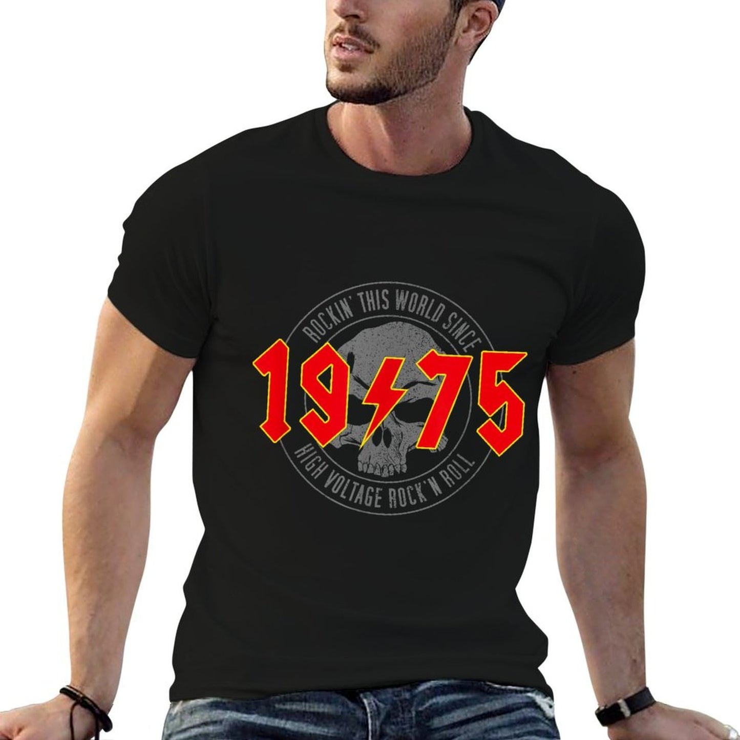 Rockin' Since 1975 Classic Rock 1975 Birthday Comfortable T-Shirt