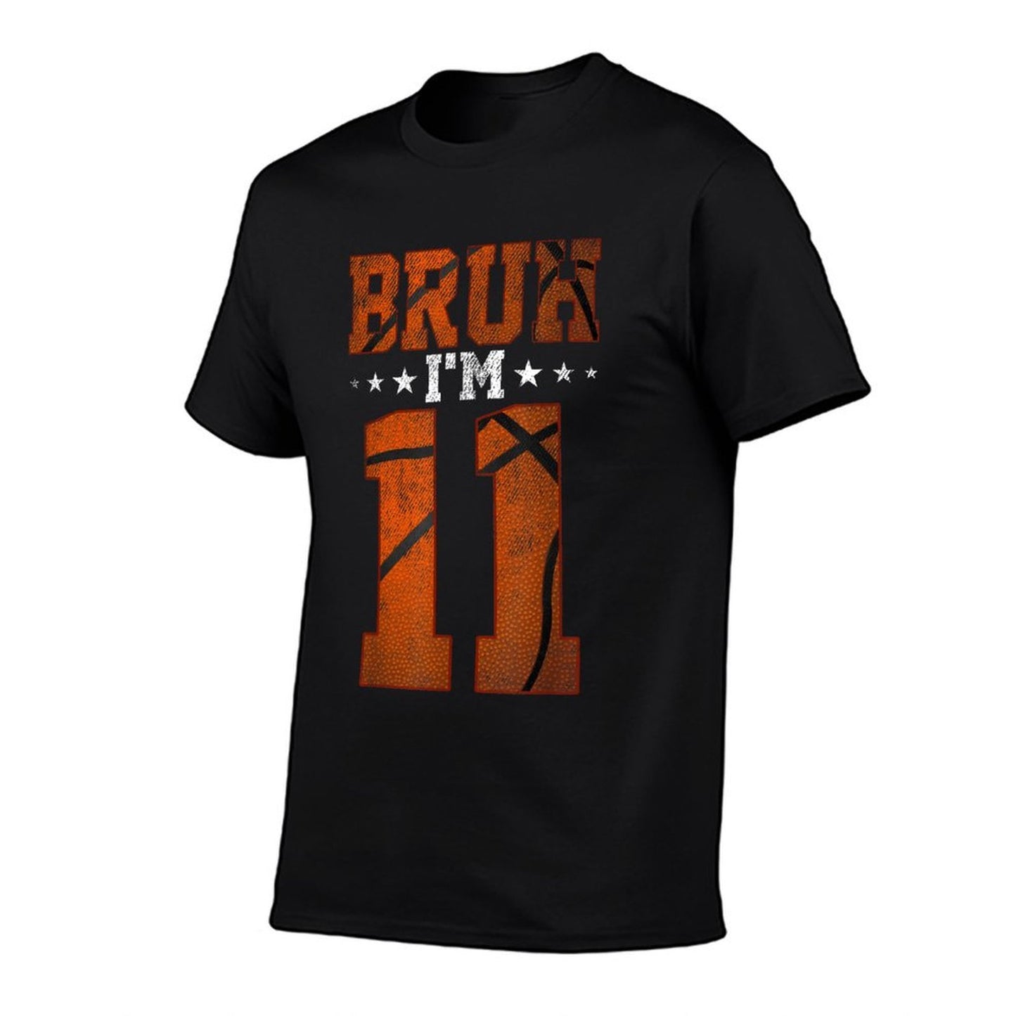 11th Birthday Basketball Bruh I’m 11 Year Old Birthday Party High-quality Stitching T-Shirt