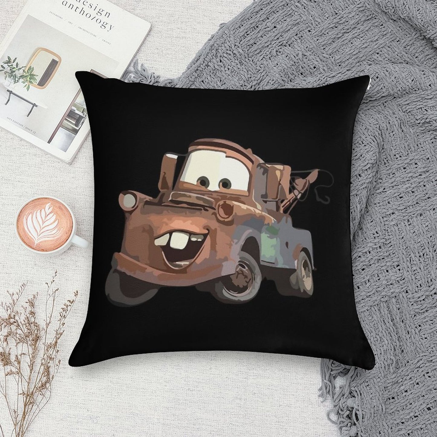 Tow Mater Soft Gift Ready Throw Pillow