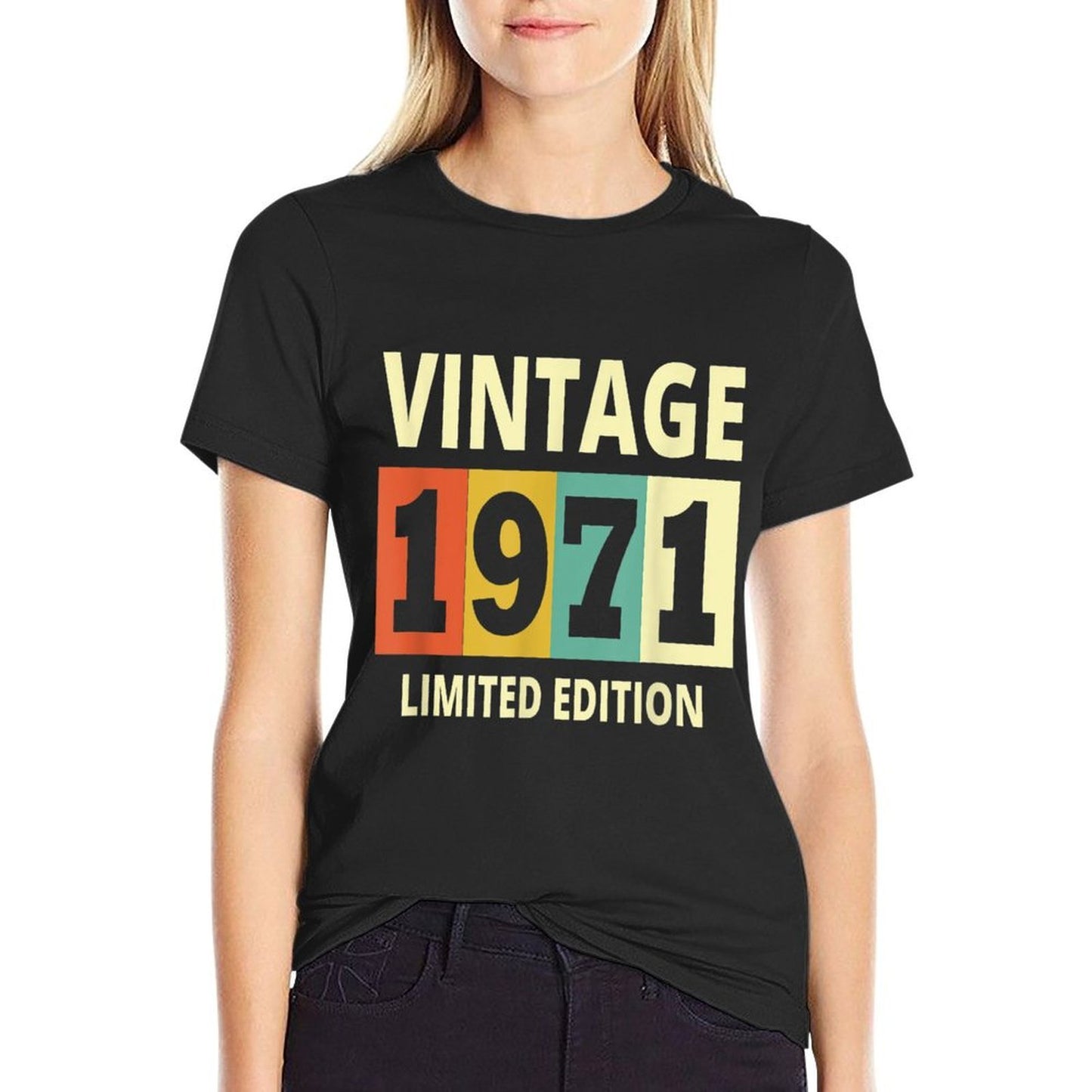 Vintage 1971 Limited Edition Gift 50th Birthday Versatile T-Shirt