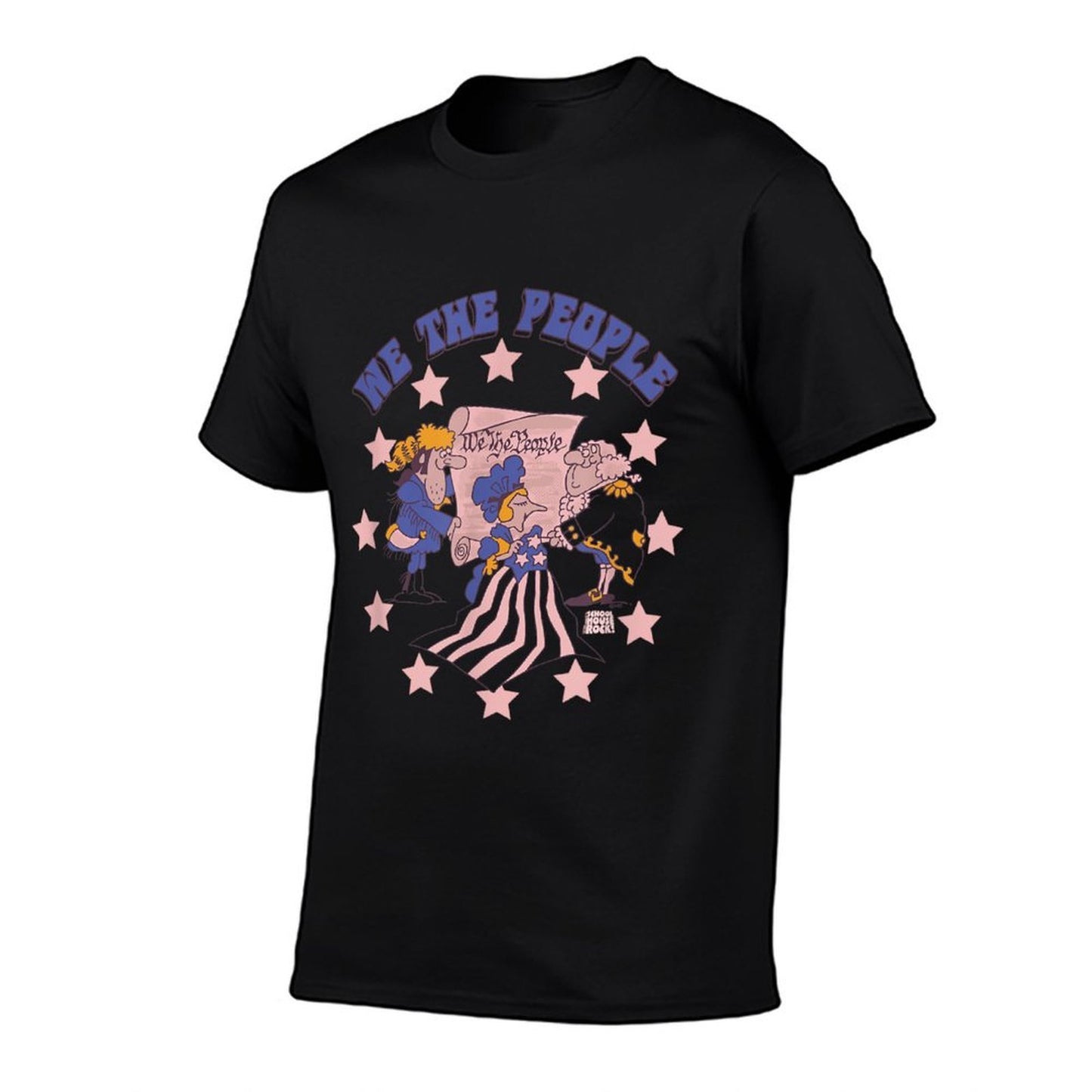 Schoolhouse Rock! The Preamble Constitution America Rock Eco-friendly Material T-Shirt