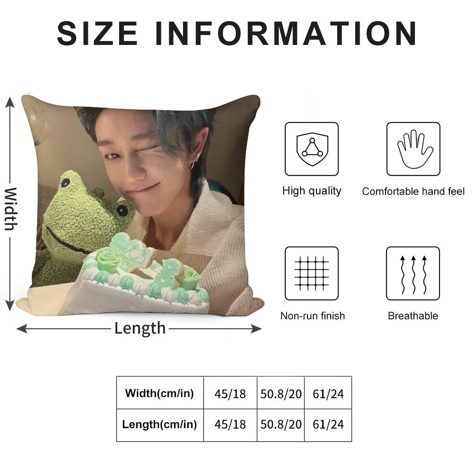 The8 Minghao Soft Fade-Resistant Throw Pillow