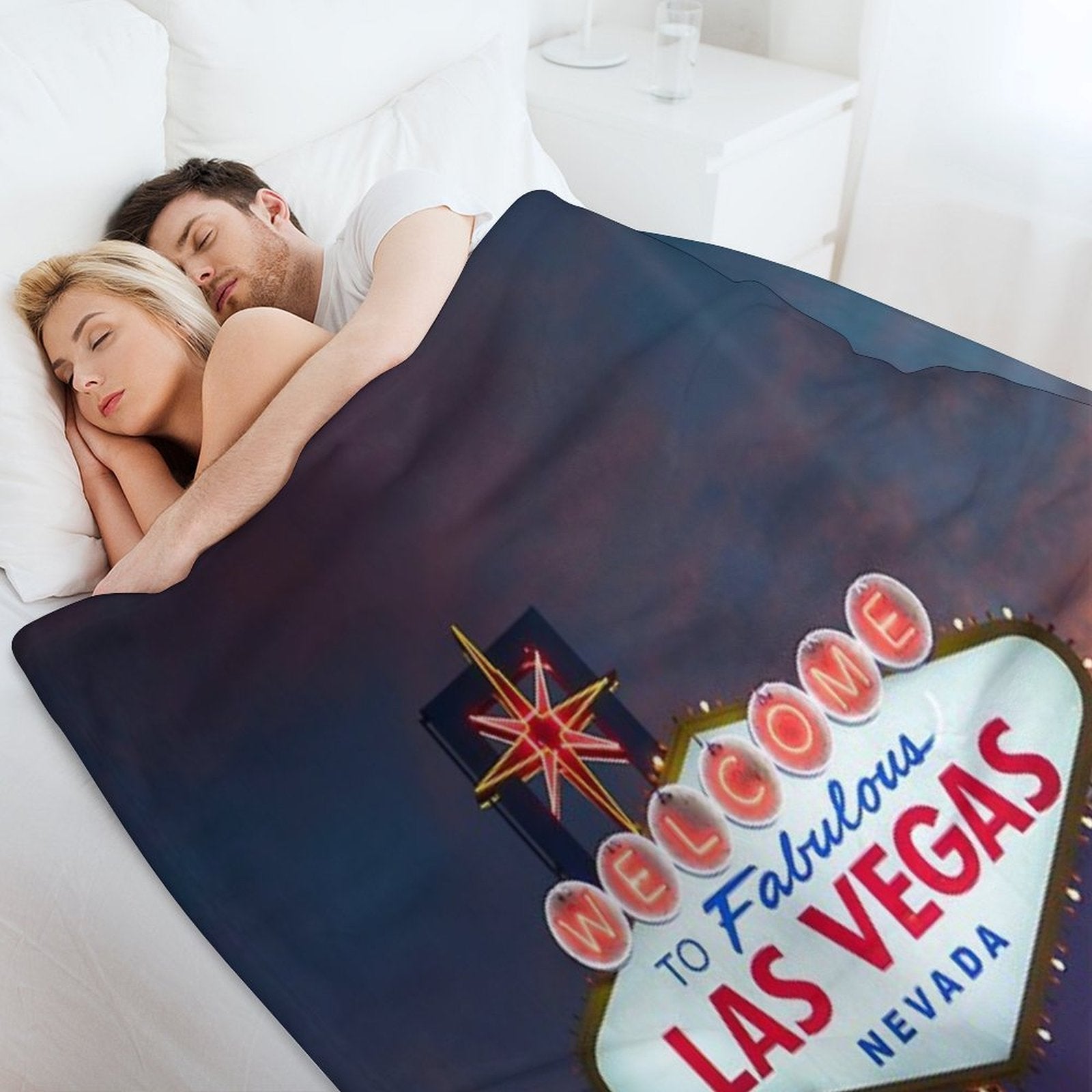 Las Vegas All-season Throw Blanket