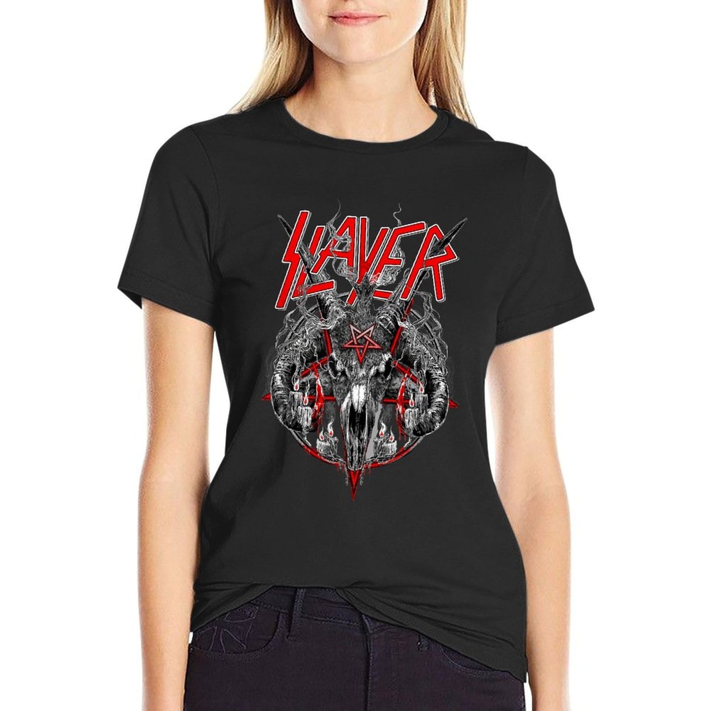 Slayer – Goatagram Summer-ready Fabric T-Shirt