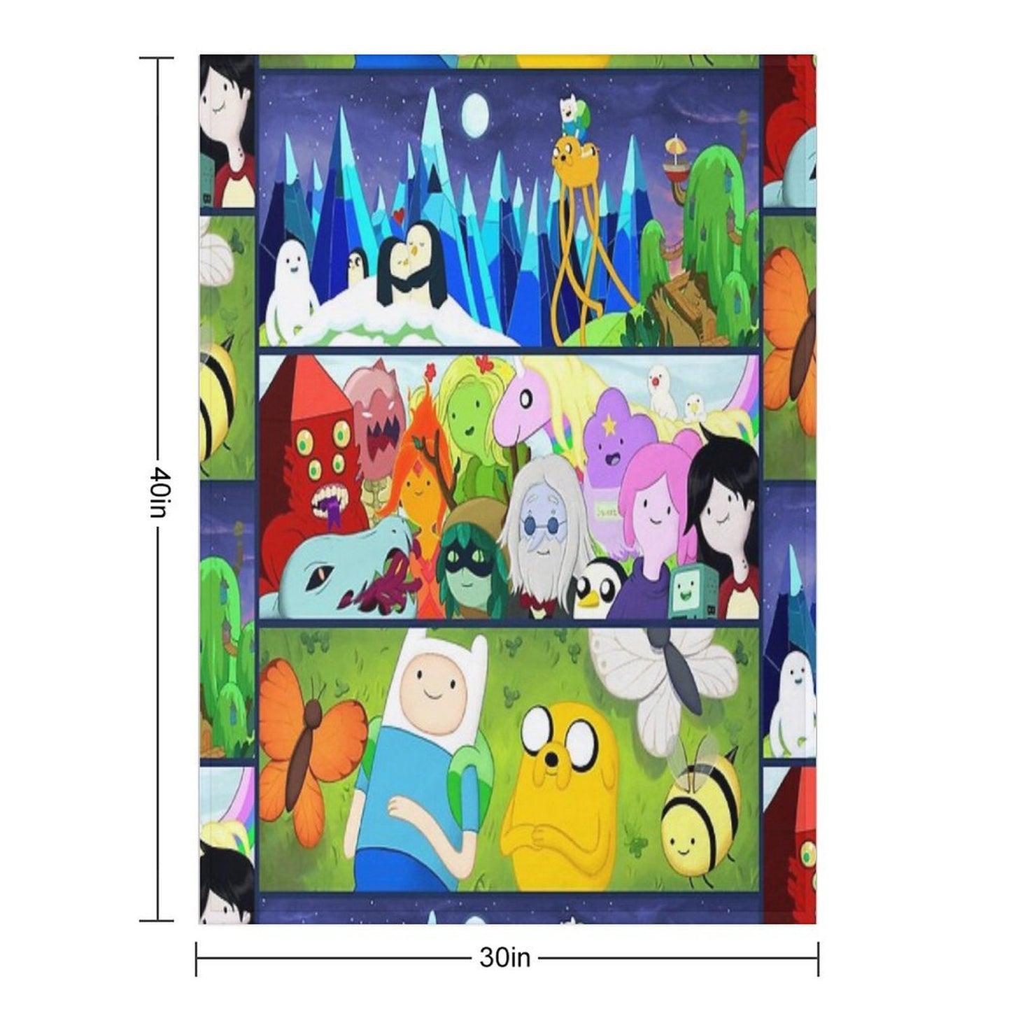 Time Adventure Shrink-resistant Throw Blanket