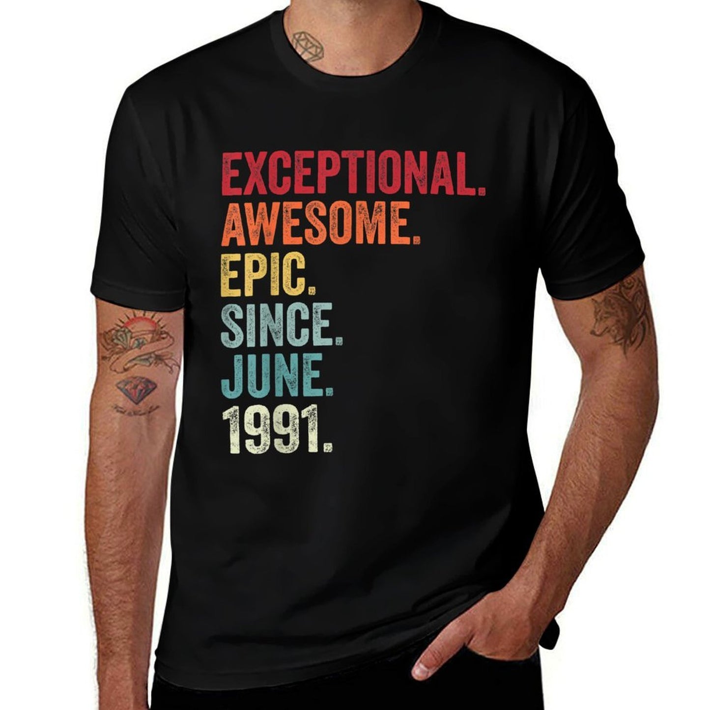 30 Year Old, Exceptional Awesome June 1991 30th Birthday Classic T-Shirt