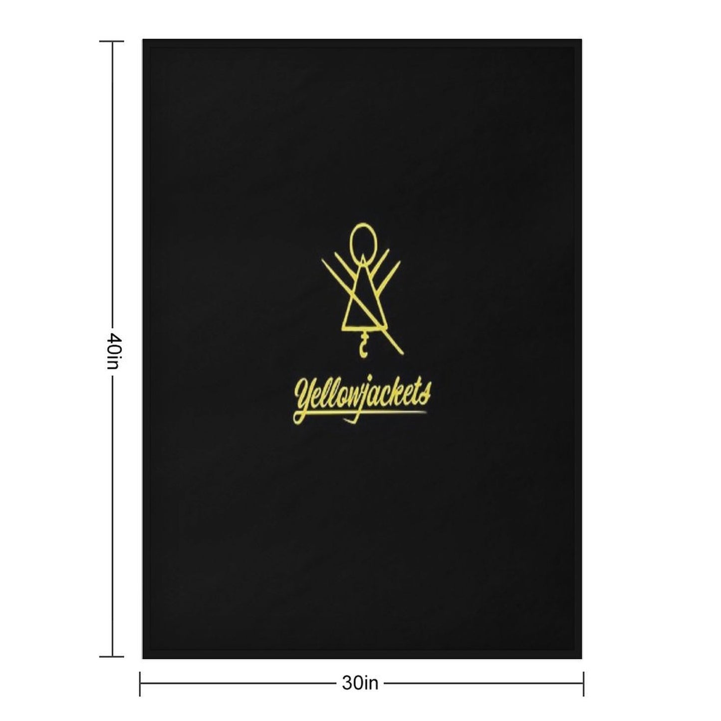 Yellowjackets - Symbol & Logo Durable Throw Blanket