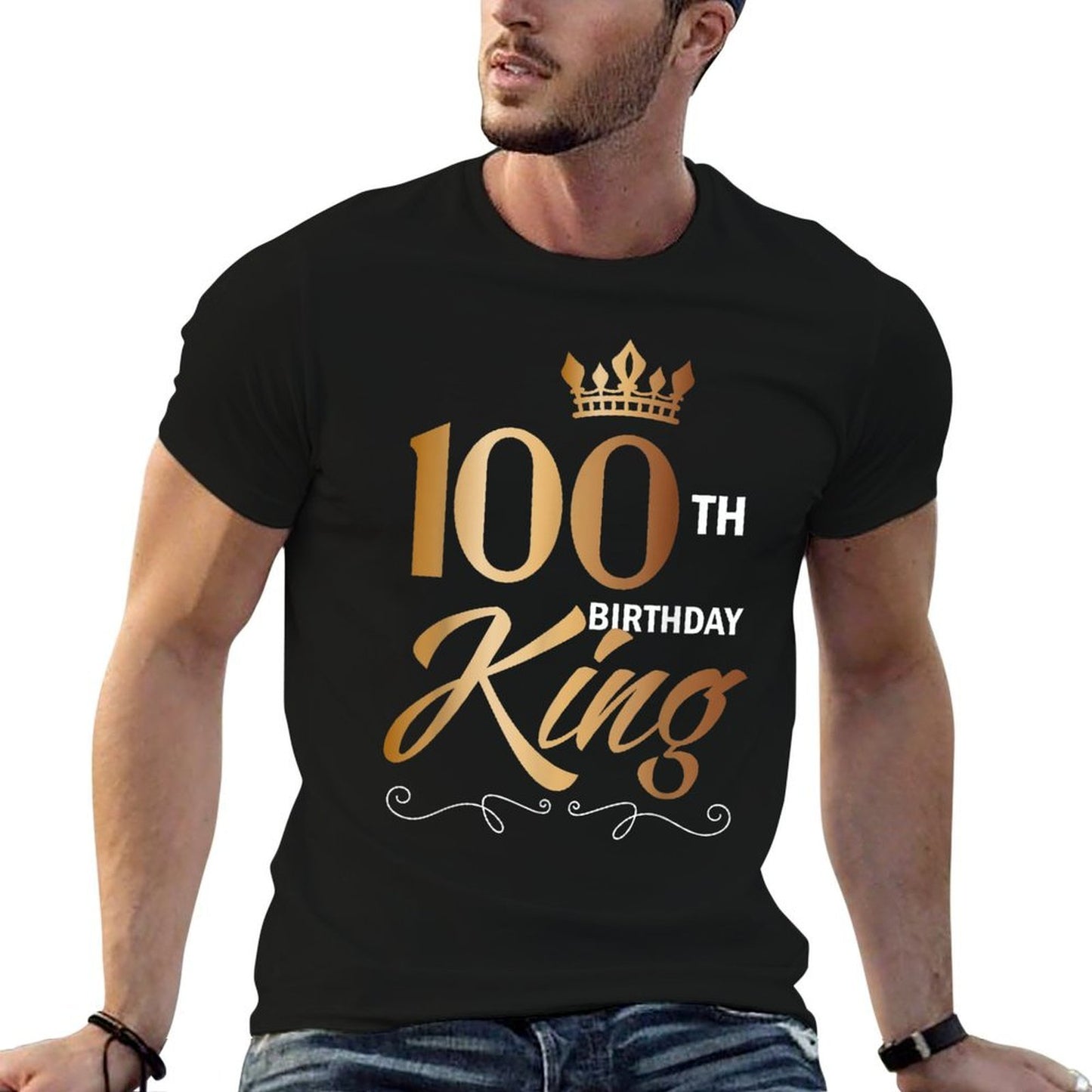 100 Year Old Birthday Husband 100th Birthday King Classic Comfortable T-Shirt
