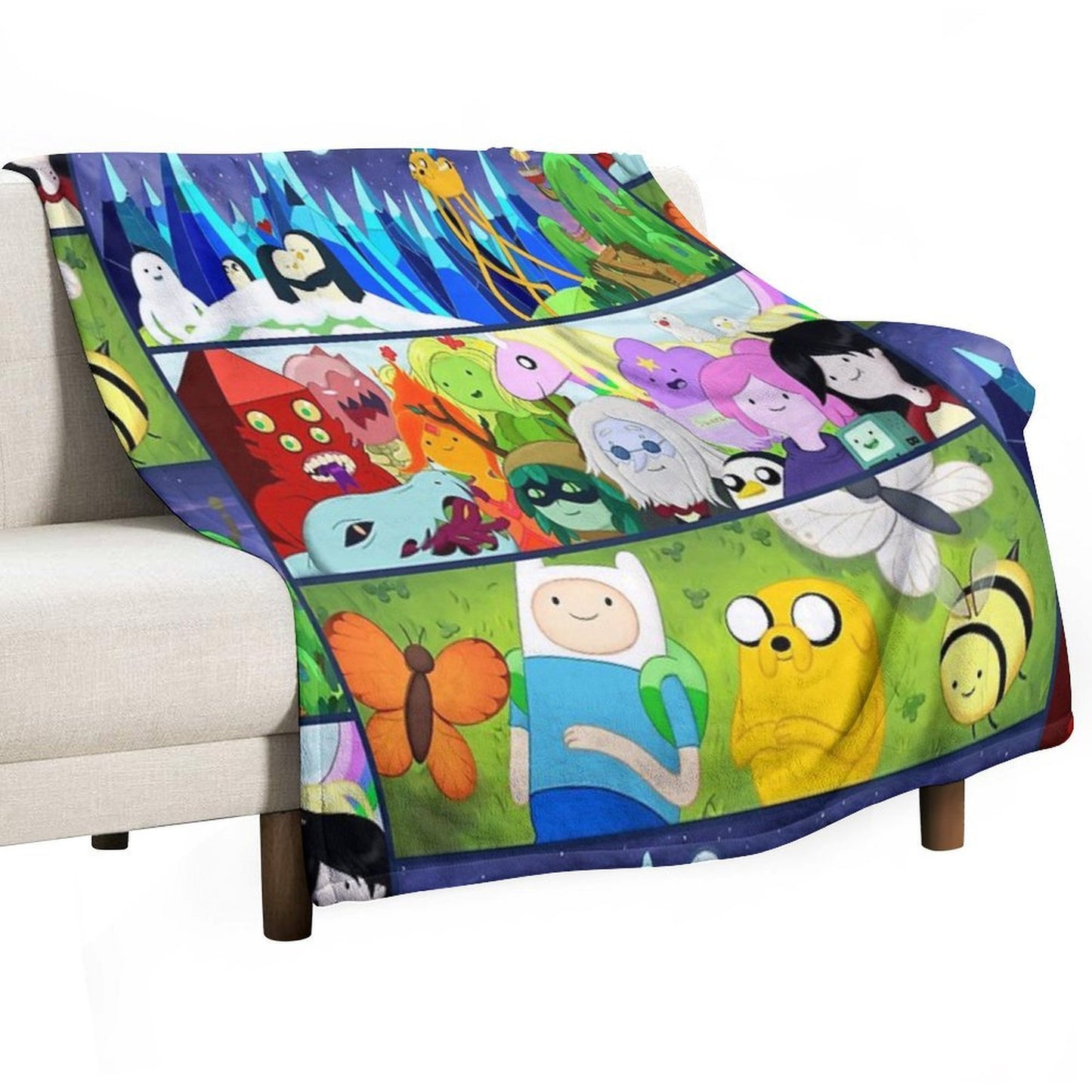Time Adventure Shrink-resistant Throw Blanket