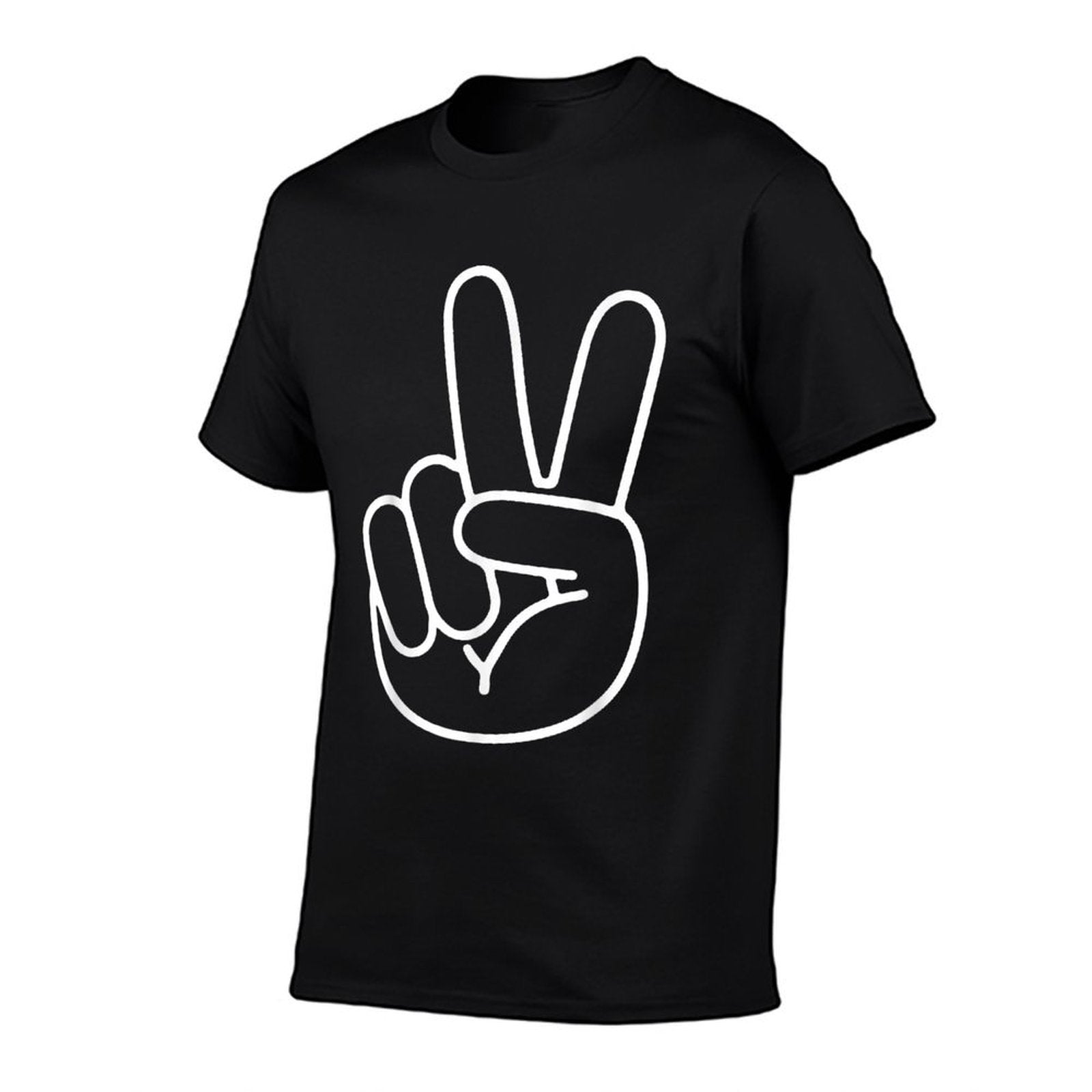 2 Year Old 2nd Birthday Peace Sign Bday Family Matching  Relaxed-fit T-Shirt