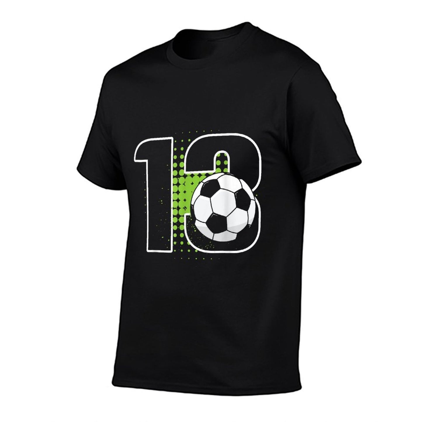 13th Birthday Boy Soccer Player Football 13 Years Old Affordable Price T-Shirt