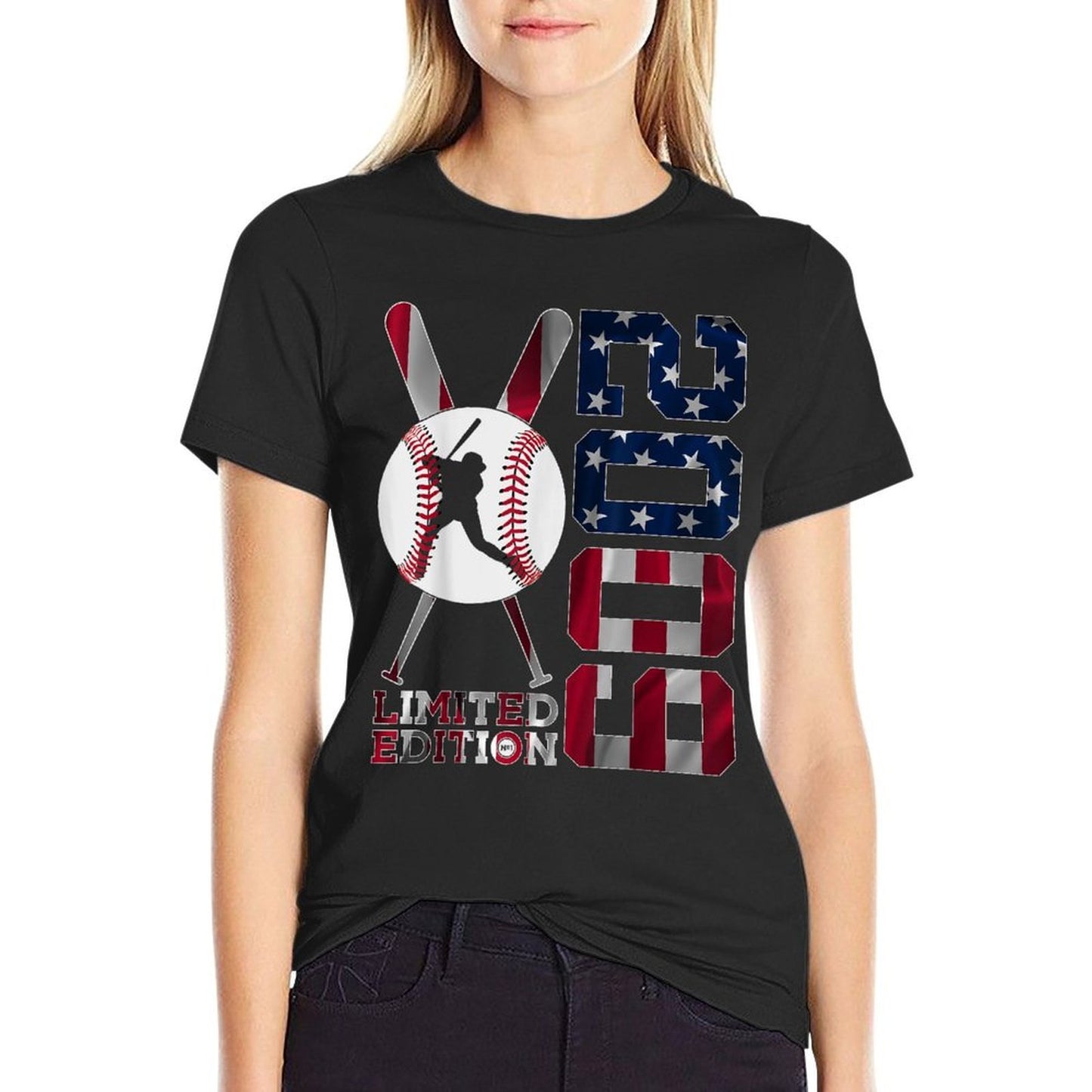 16th BIRTHDAY BASEBALL LIMITED EDITION 2009 Rolled Sleeves T-Shirt