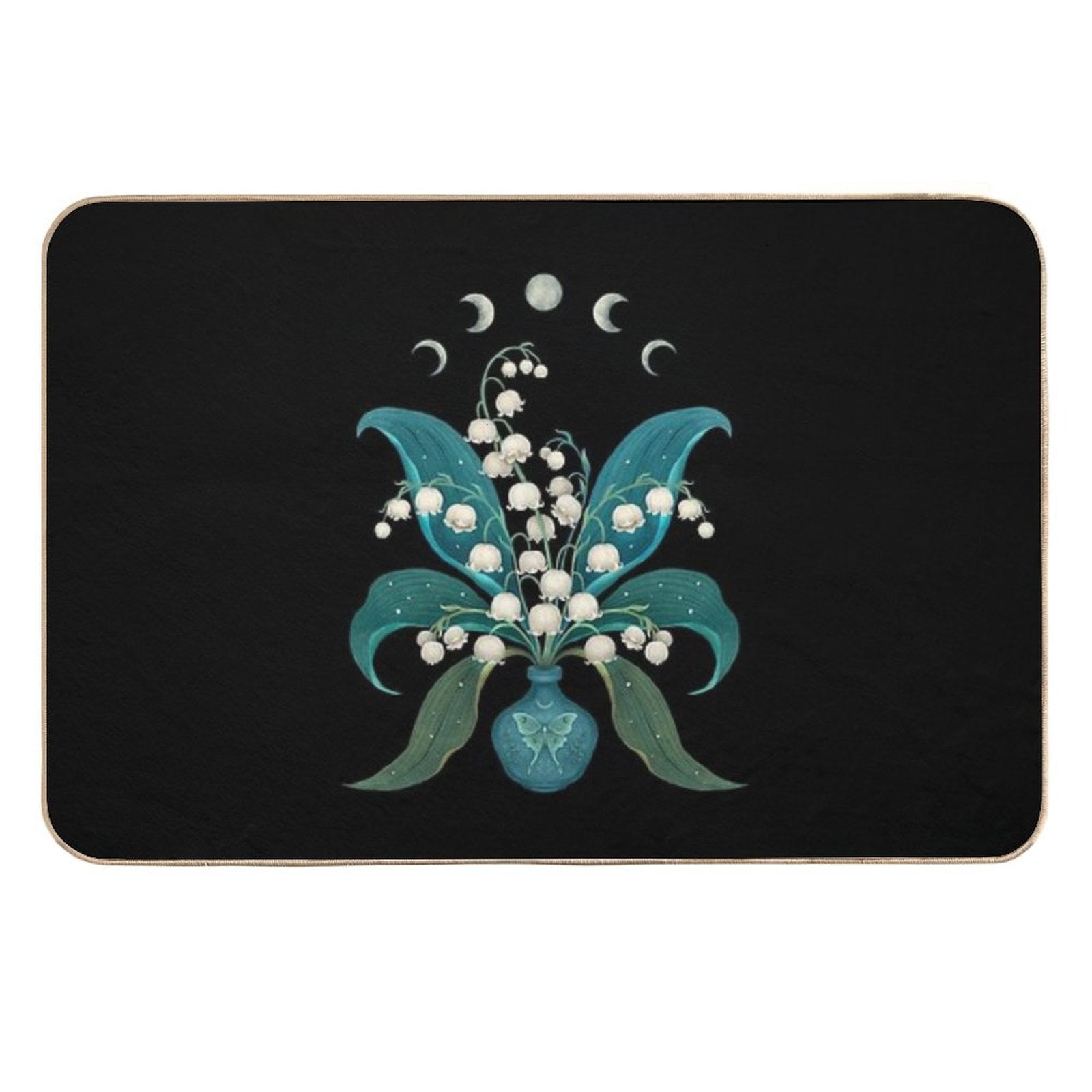 Lily of The Valley- May Flower Absorbent Bath Mat