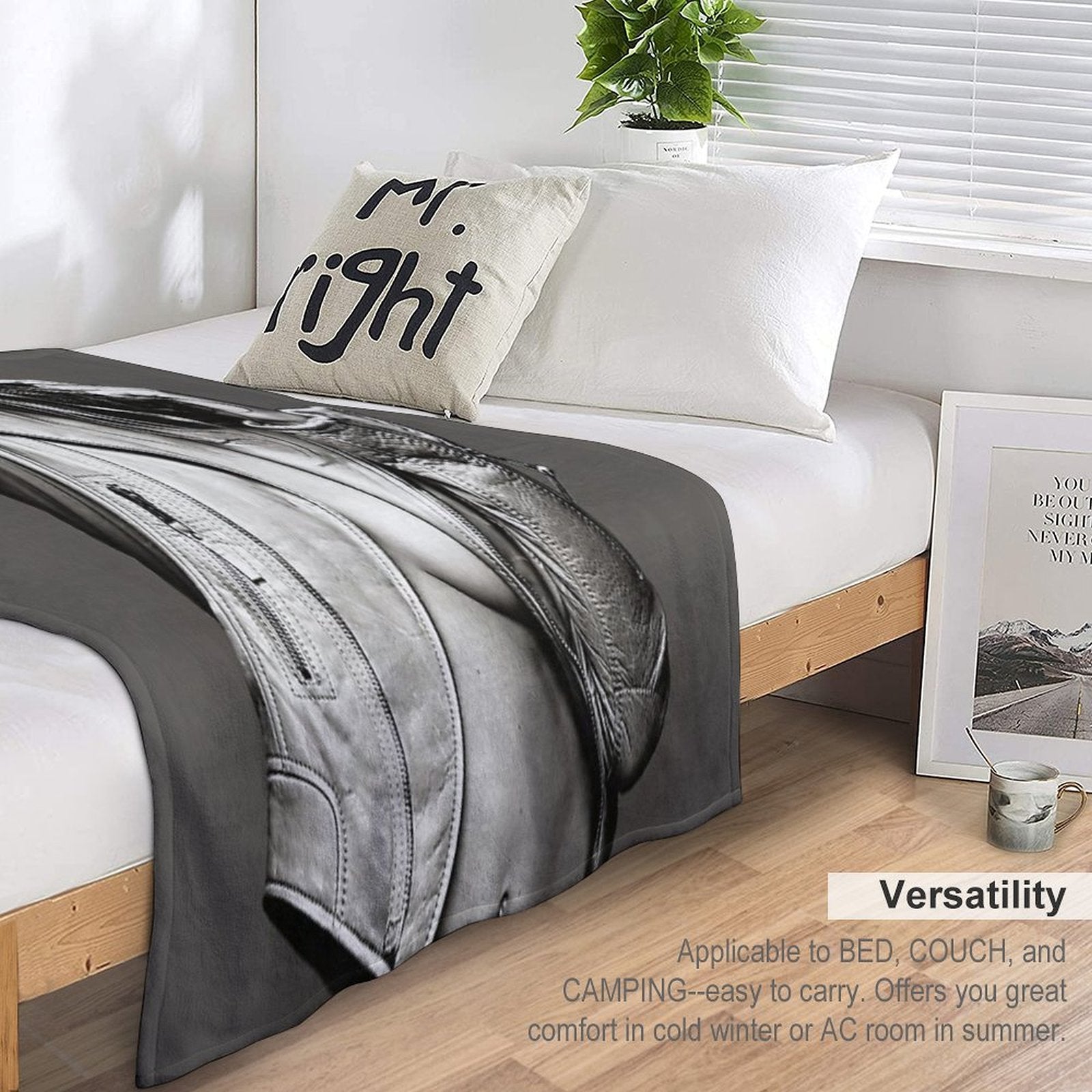 Jennifer Aniston Eco-conscious Throw Blanket