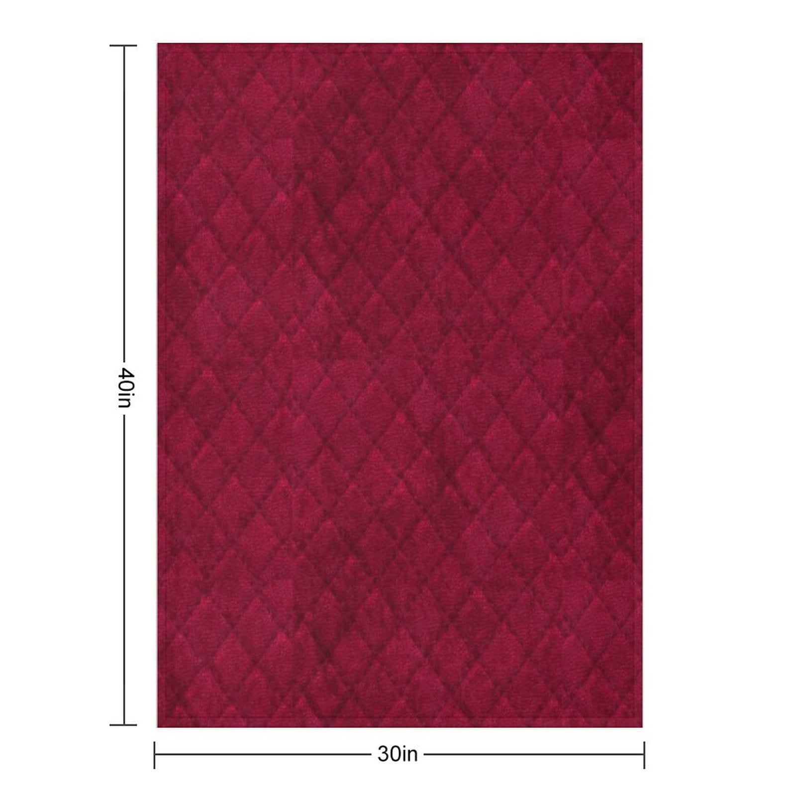 Red Velvet Plush Throw Blanket