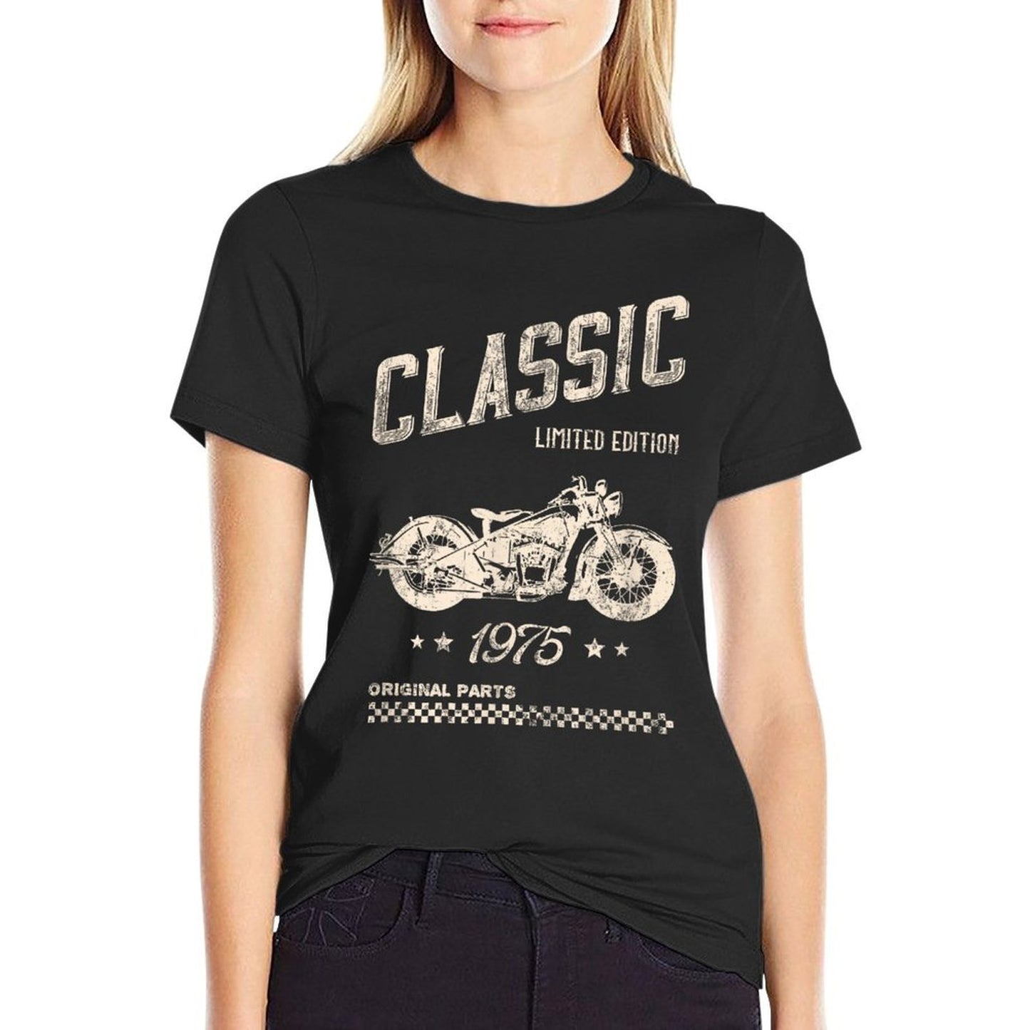1975 Vintage Classic Motorcycle 50th Birthday Classic T-Shirt