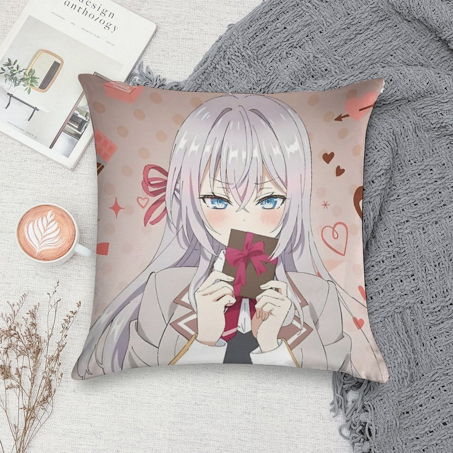 Alya Sometimes Hides Her Feelings in Russian - Alisa Mikhailova Kujou Soft Skin-Friendly Throw Pillow