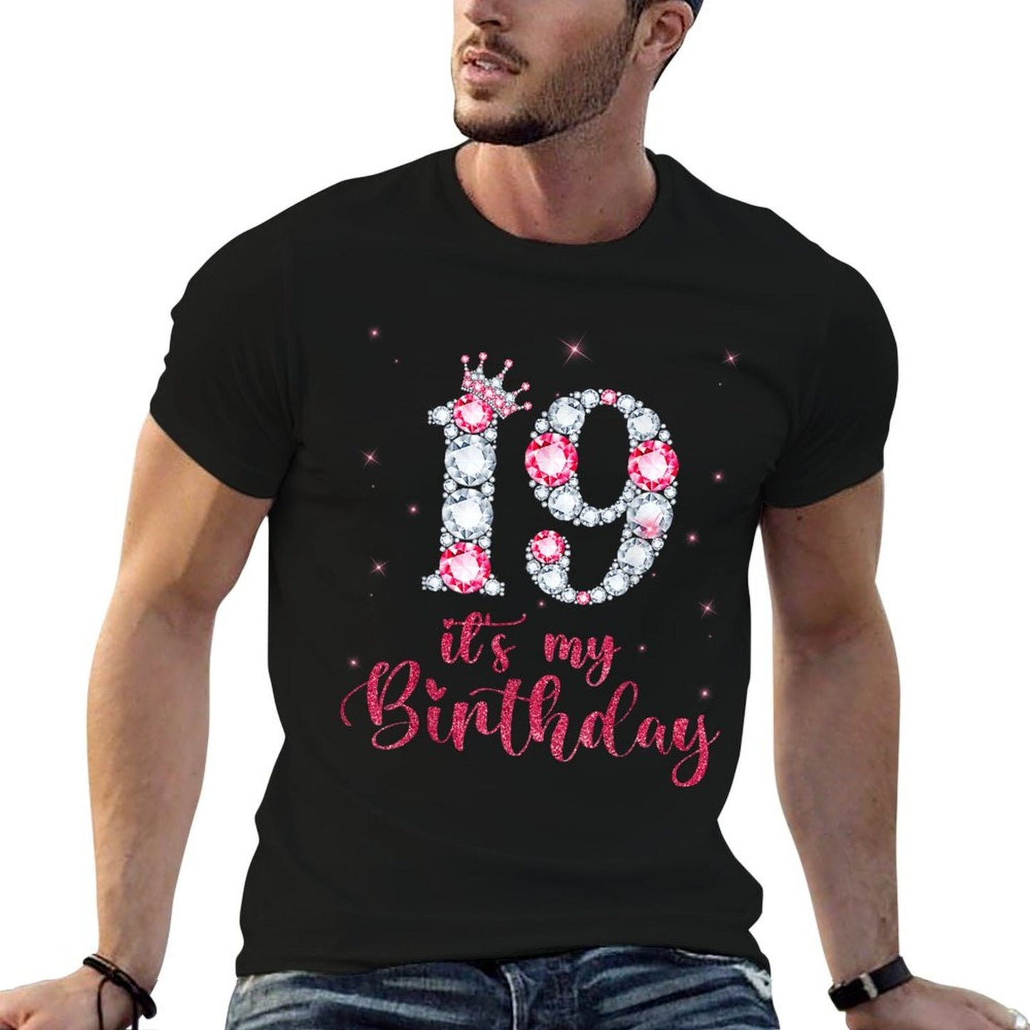 19 It's My Birthday 19 Years Old 19th Birthday Girl Durable T-Shirt