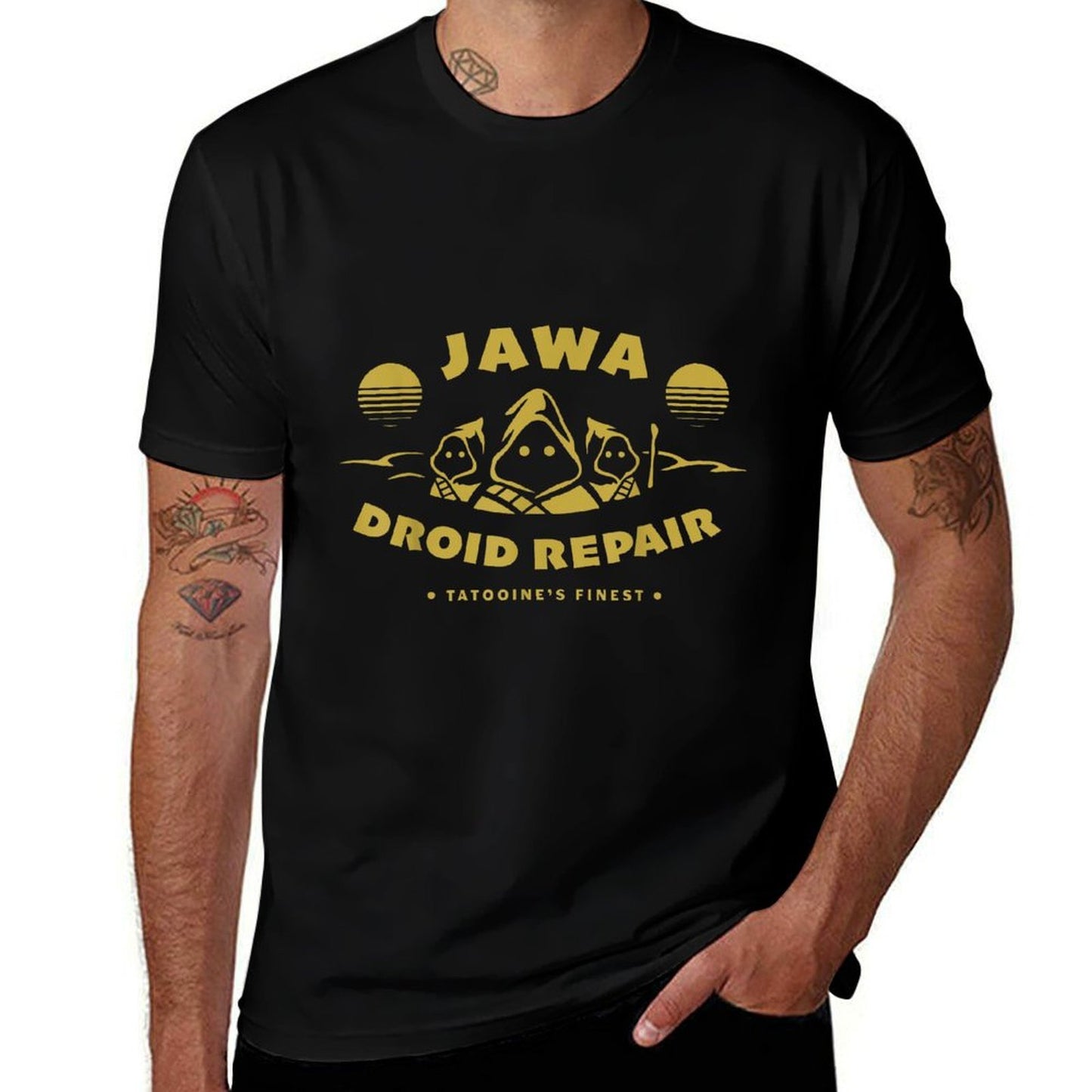 Star Wars Jawa Droid Repair Tatooines Finest Disney+ Durable T-Shirt