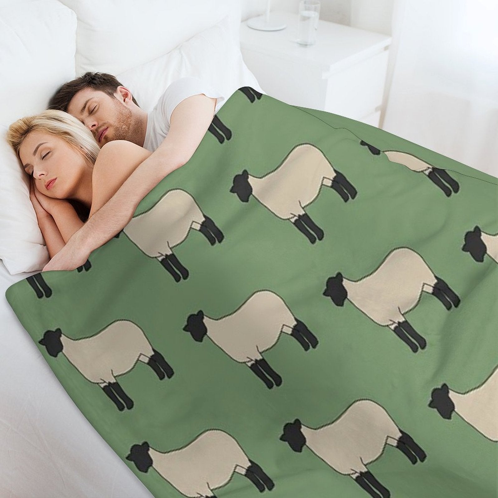 Suffolk Sheep All-season Throw Blanket