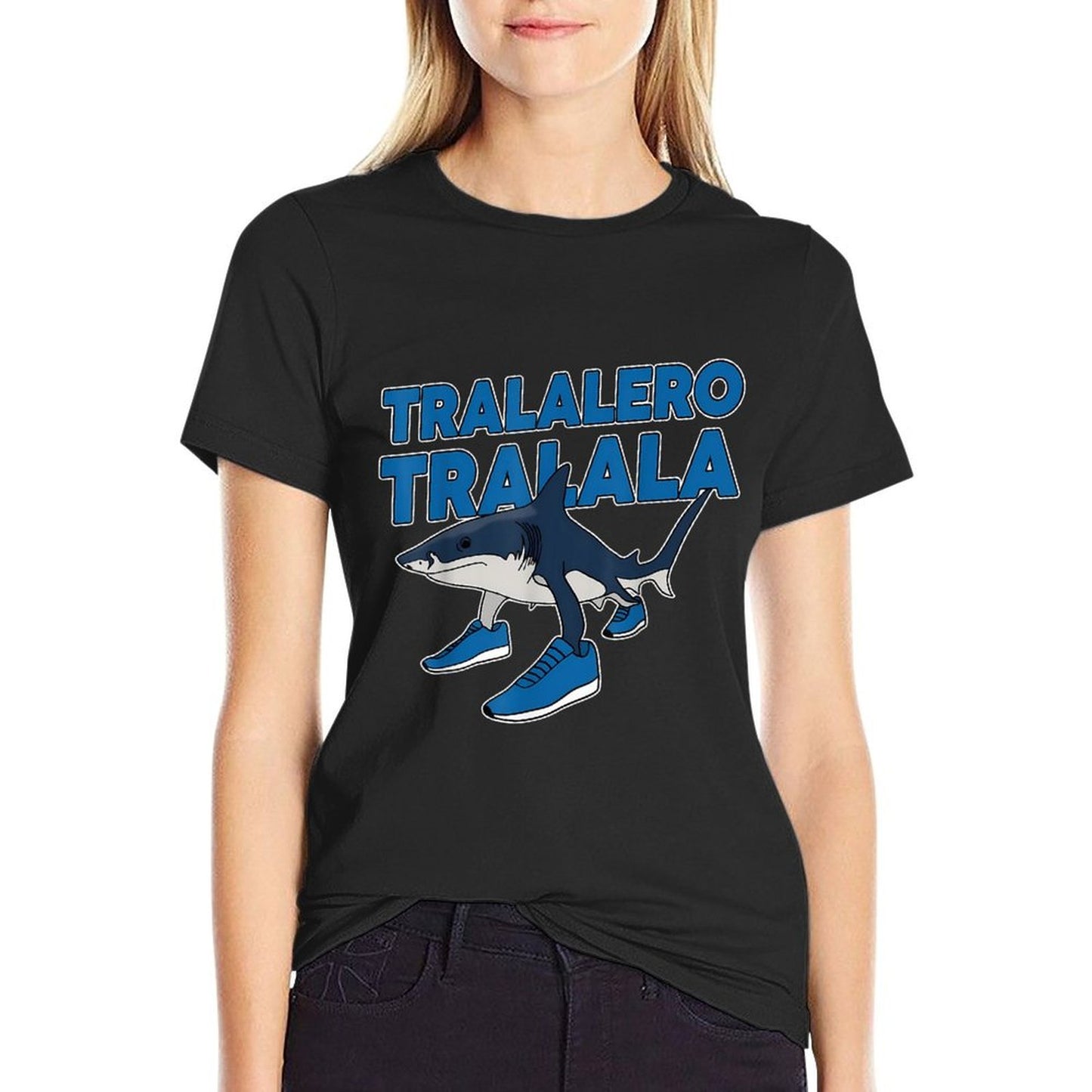 Tralalero Tralala Funny Shark Meme Quick-drying T-Shirt