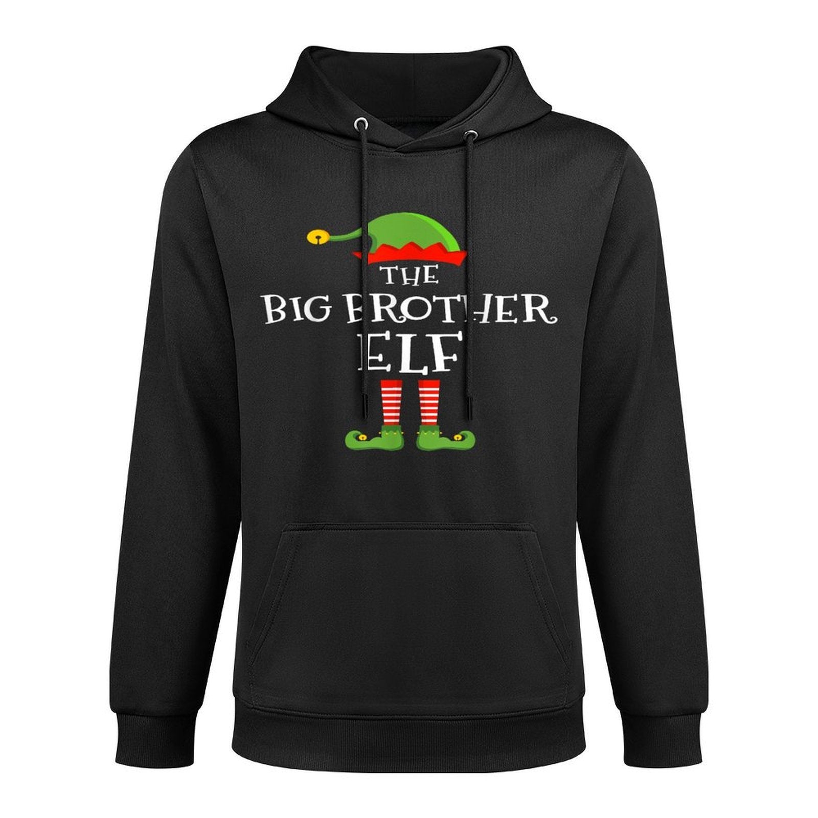 The Big Brother Elf Funny Christmas Matching Family Pajama Colorfast Hoodie