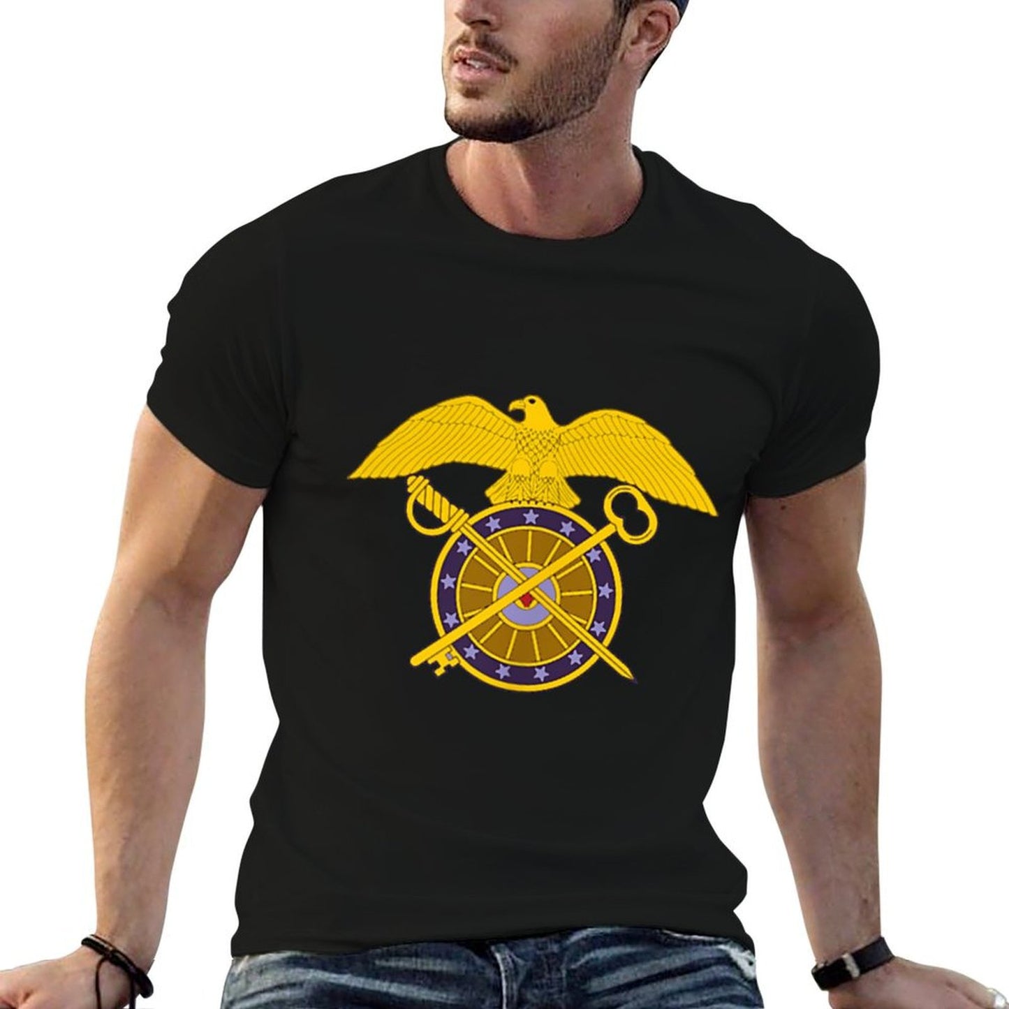 US Army Branch - Quartermaster Corps - QM  Odor-resistant T-Shirt