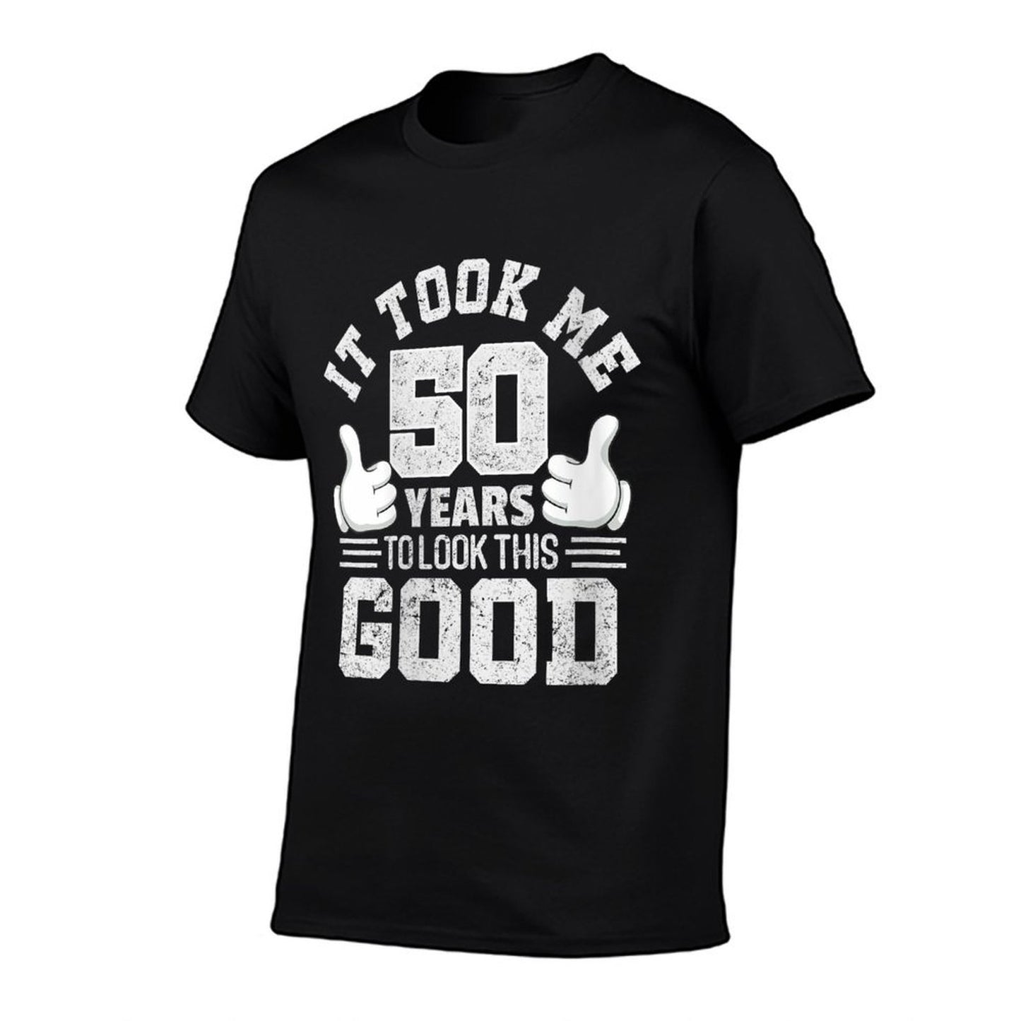 Womens It Took Me 50 Years To Look This Good Funny 50th Birthday Rolled Sleeves T-Shirt