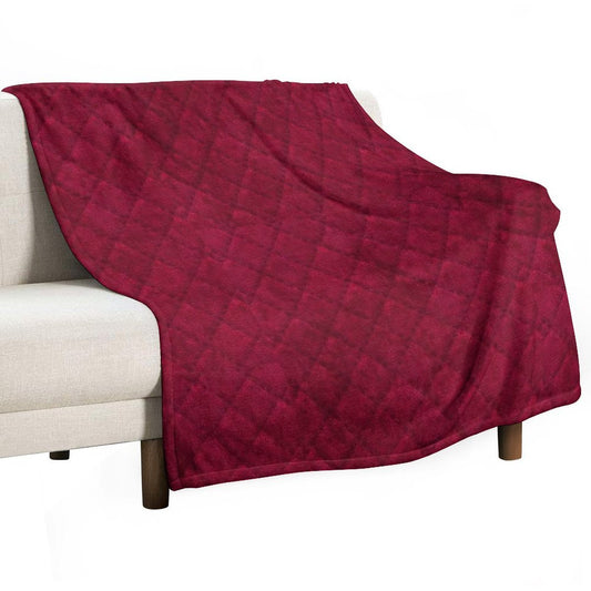 Red Velvet Plush Throw Blanket
