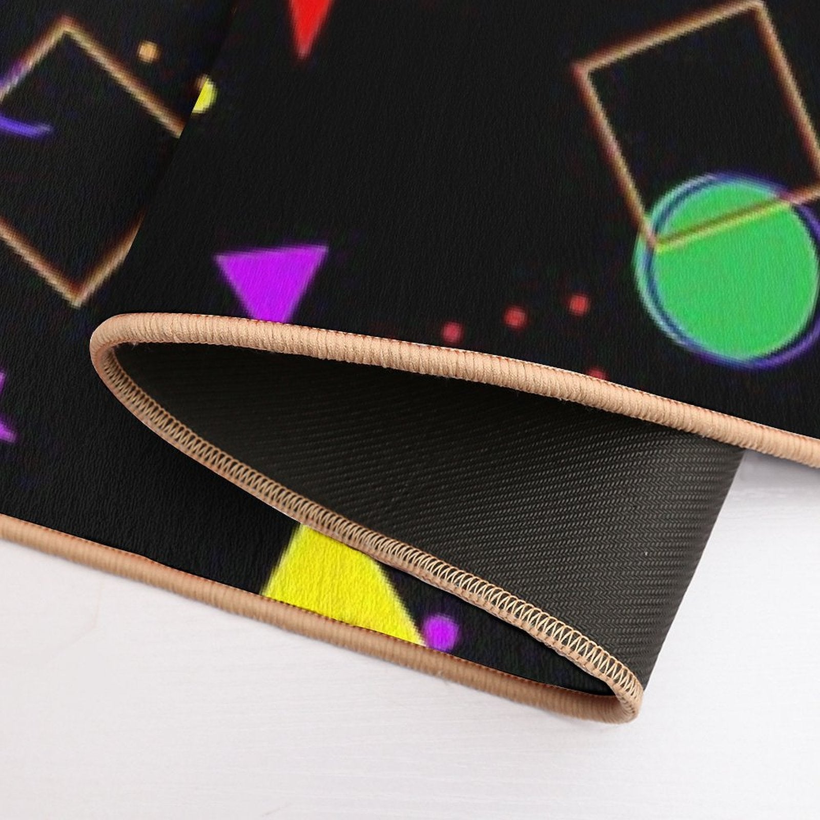 Rainbow Arcade Carpet  Rapid-Drying Bath Mat