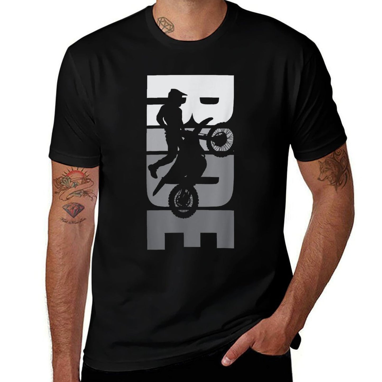 Ride Dirt Bike Motocross Motorbike MX Off-Road Life Passion Moisture-wicking T-Shirt