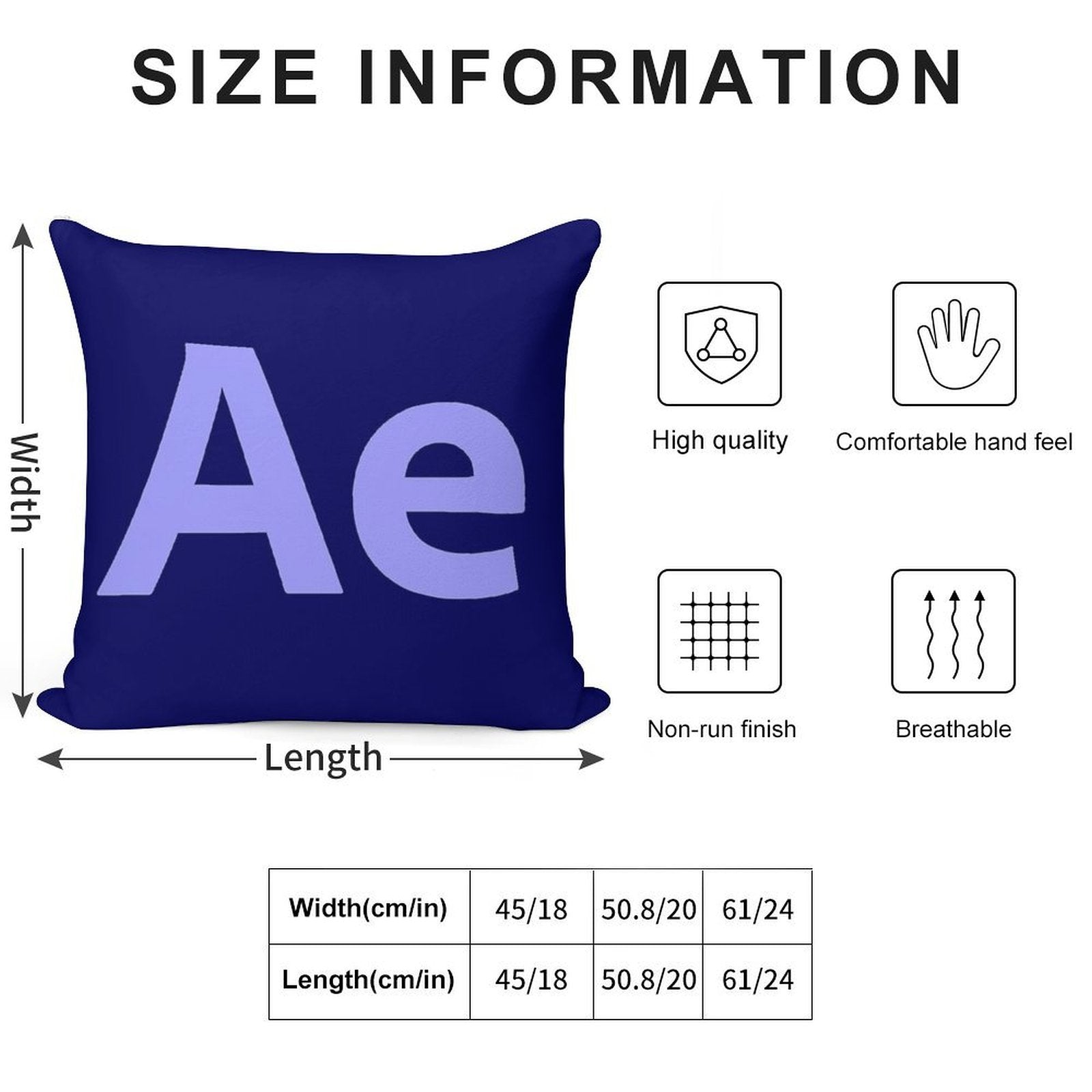 After Effects Soft Style Accent Throw Pillow