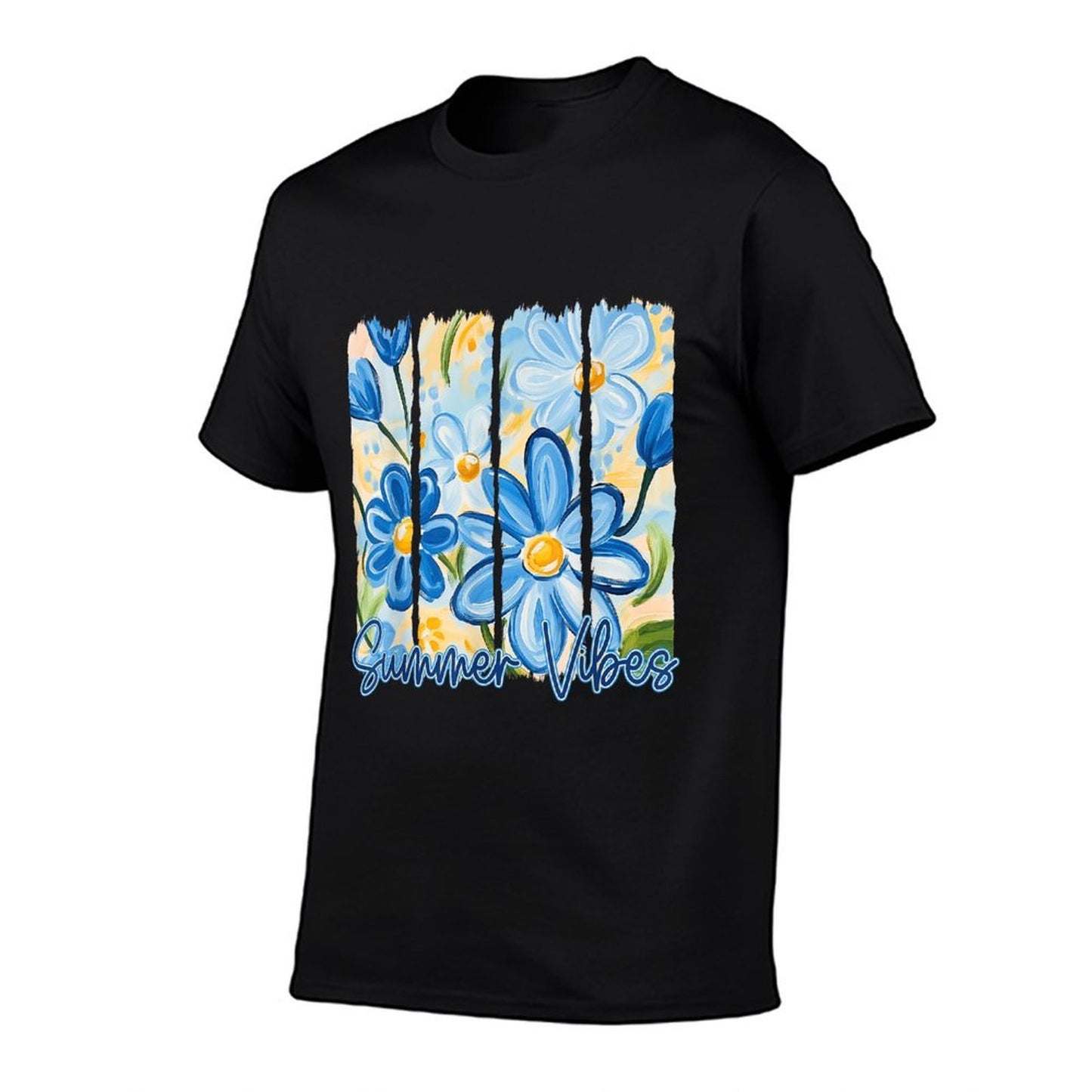 Retro Daisy Flower Summer Vibes Trendy Summer Women Girls  Soft T-Shirt