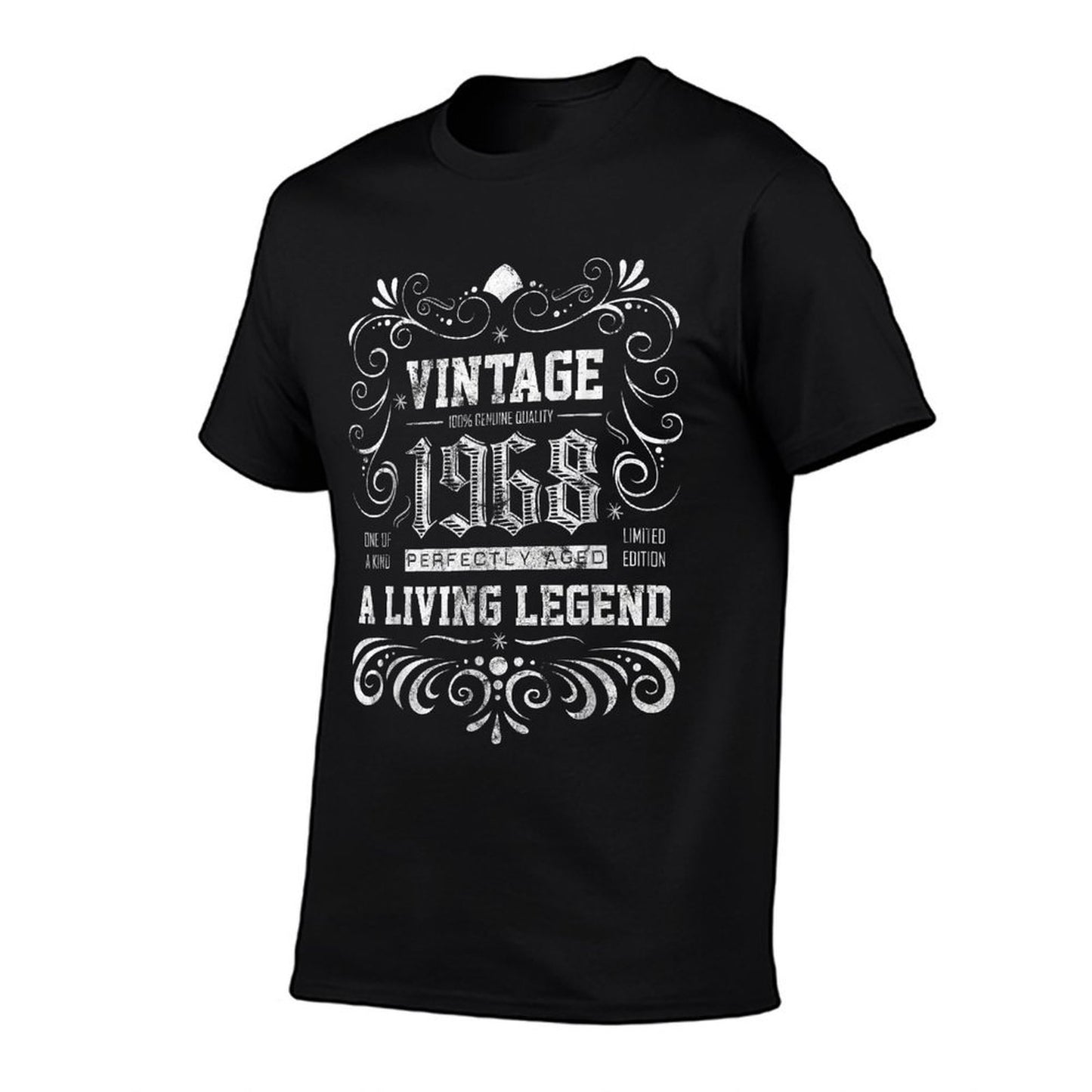 Vintage 1968 - 50 Years Old 50th Birthday Gift Rolled Sleeves T-Shirt