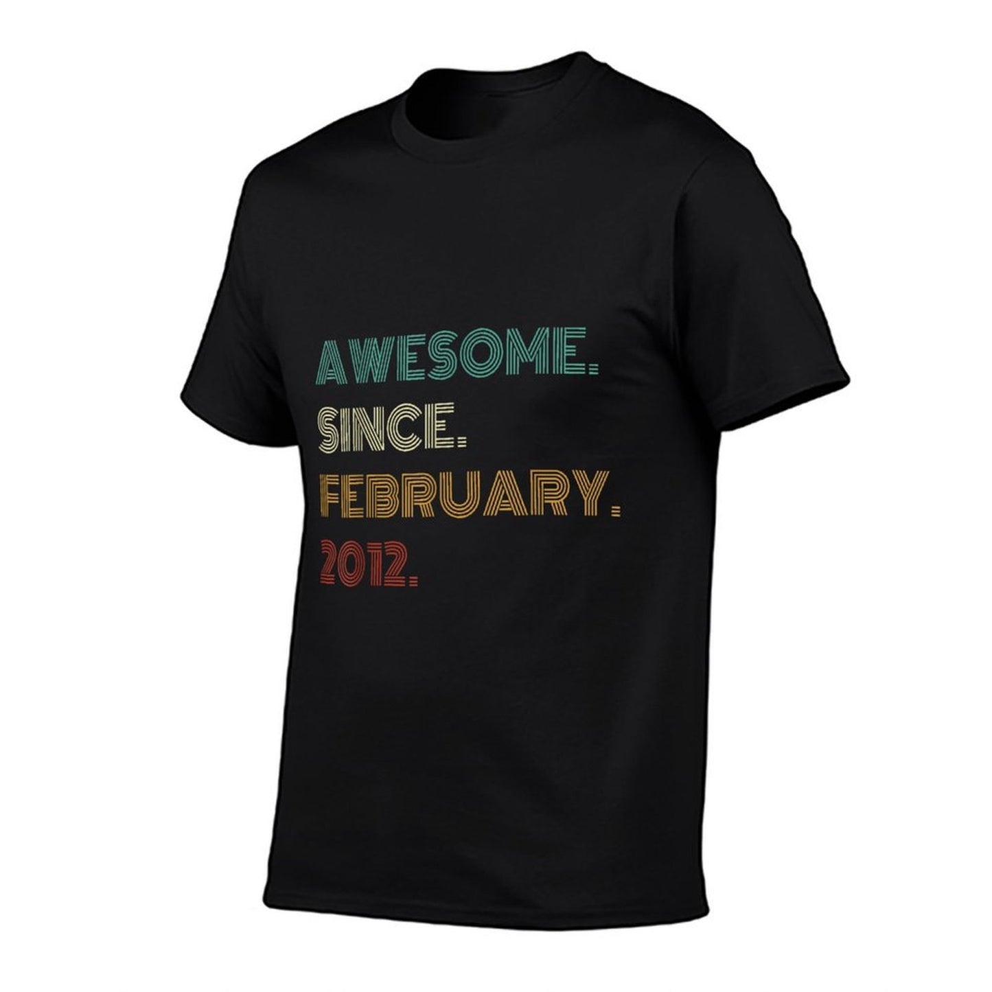 13 Years Old Awesome Since February 2012 13th Birthday Breathable T-Shirt