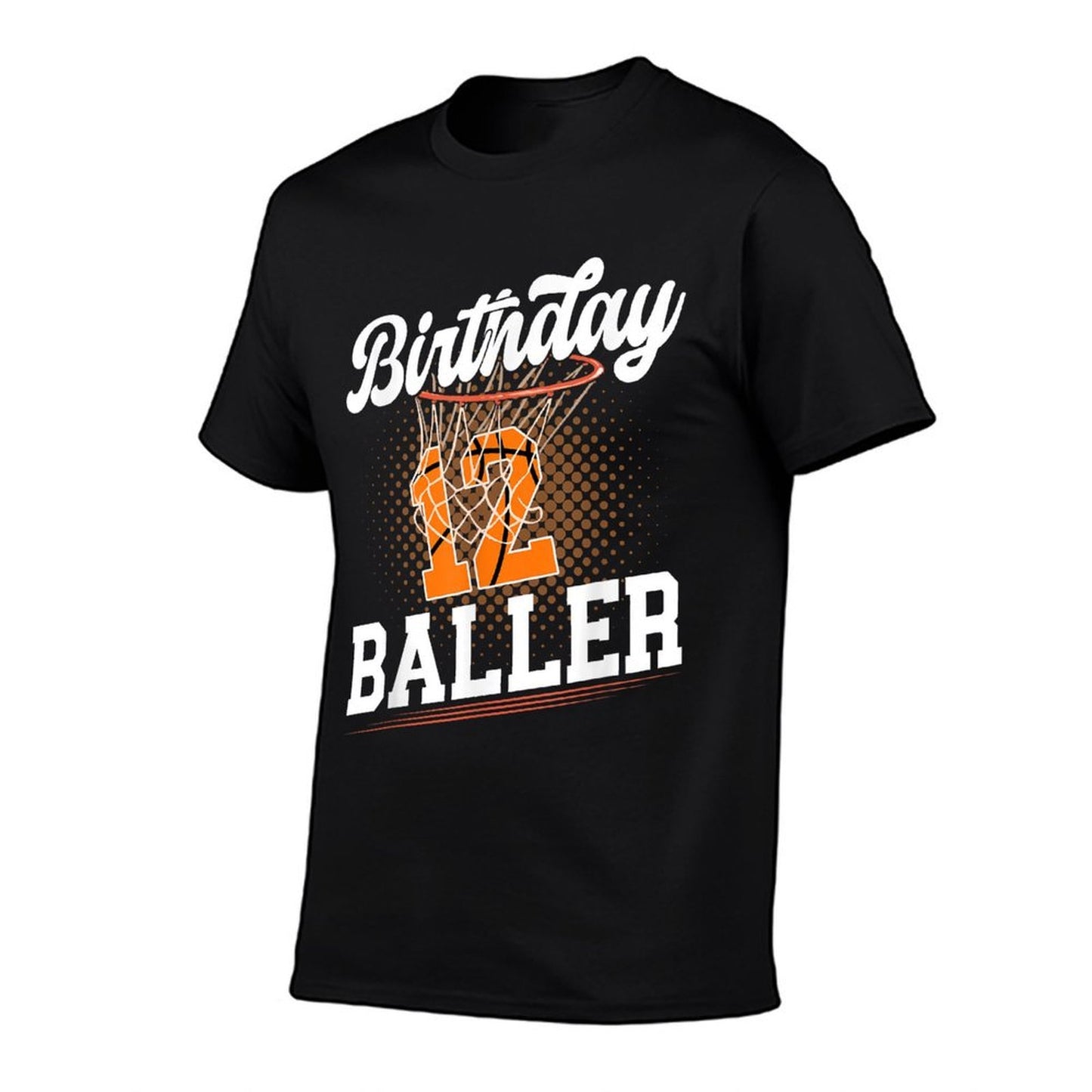 12th Basketball Birthday Twelve Year Old Basketball Player Affordable Price T-Shirt
