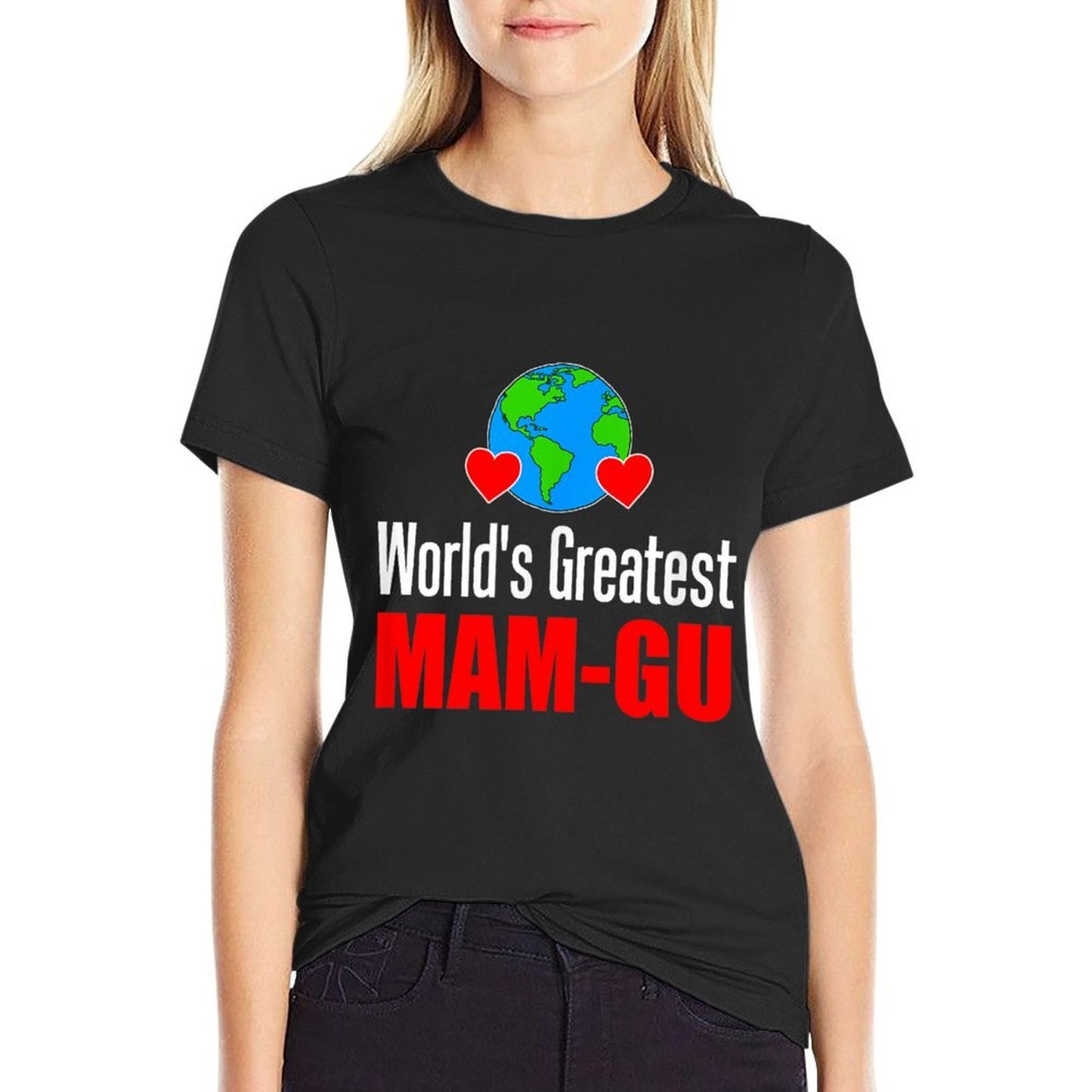Worlds Greatest Mam-Gu Welsh Grandmother Wrinkle-resistant T-Shirt