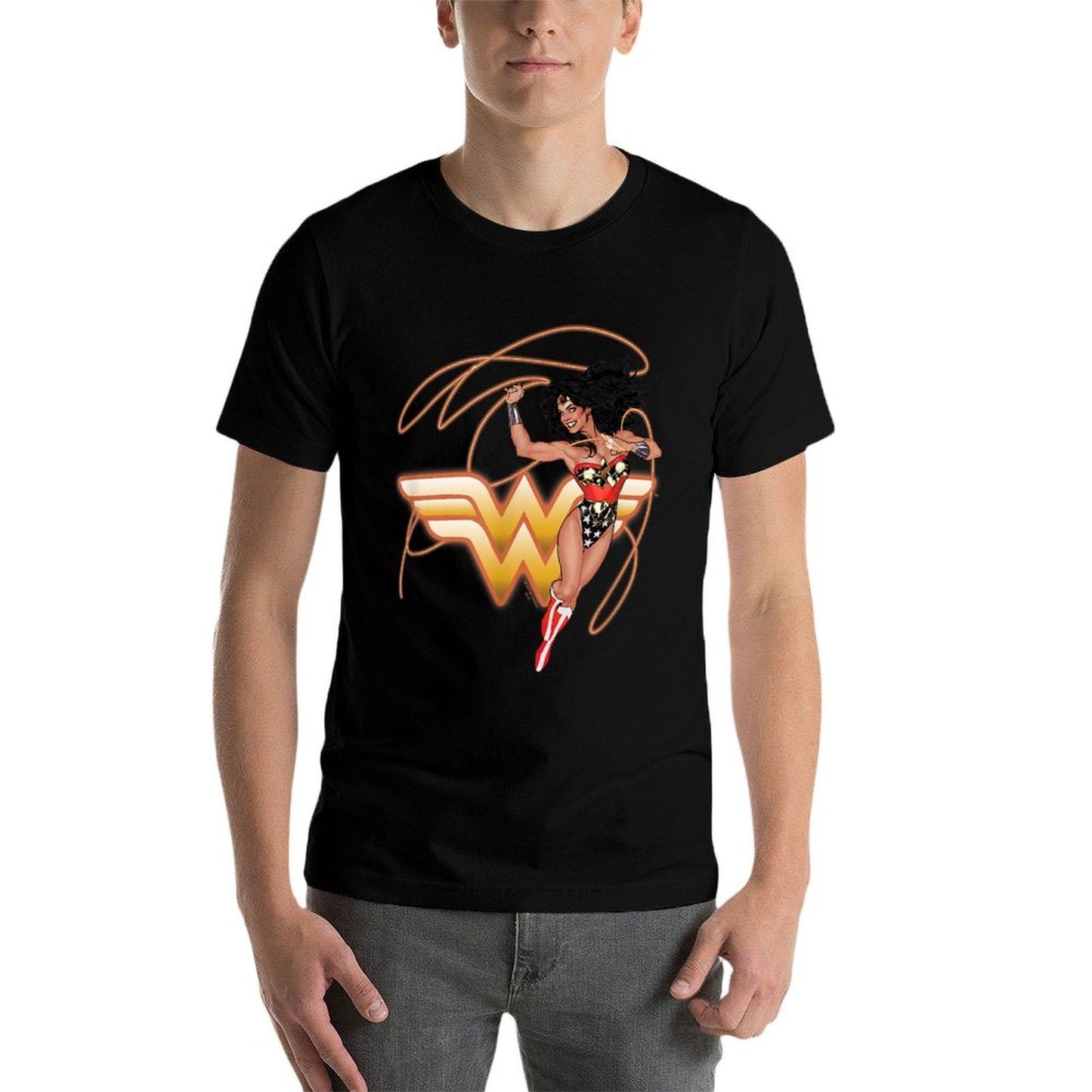 Wonder Woman Glowing Lasso Quick-drying T-Shirt