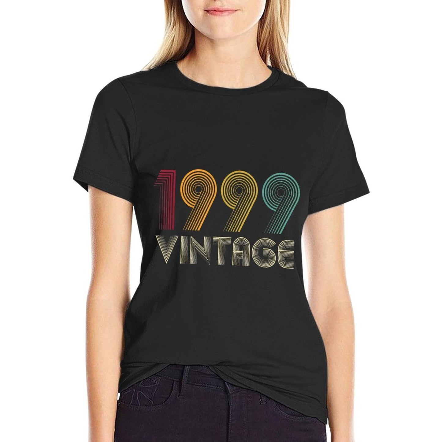 Vintage 1999 26th Birthday Gifts 26 Years Old Tagless Design T-Shirt