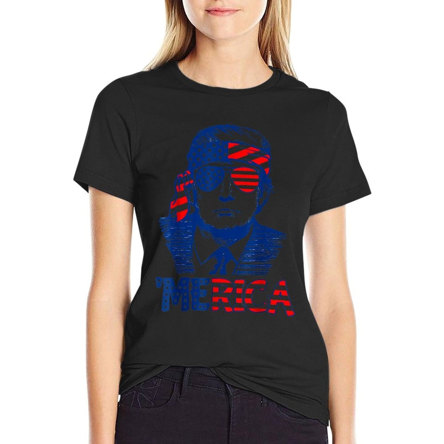 Trump 4th of July Merica Men Women USA American Affordable Price T-Shirt