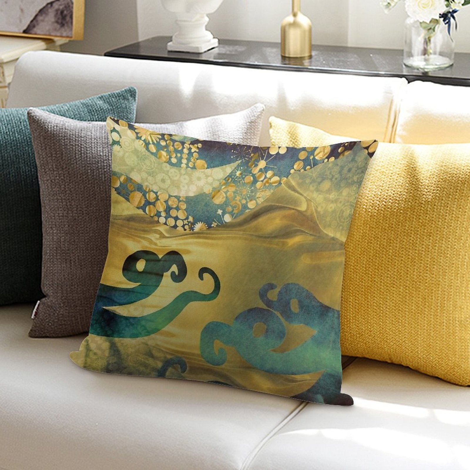 Underwater Dream I Soft Anti-Pilling Throw Pillow