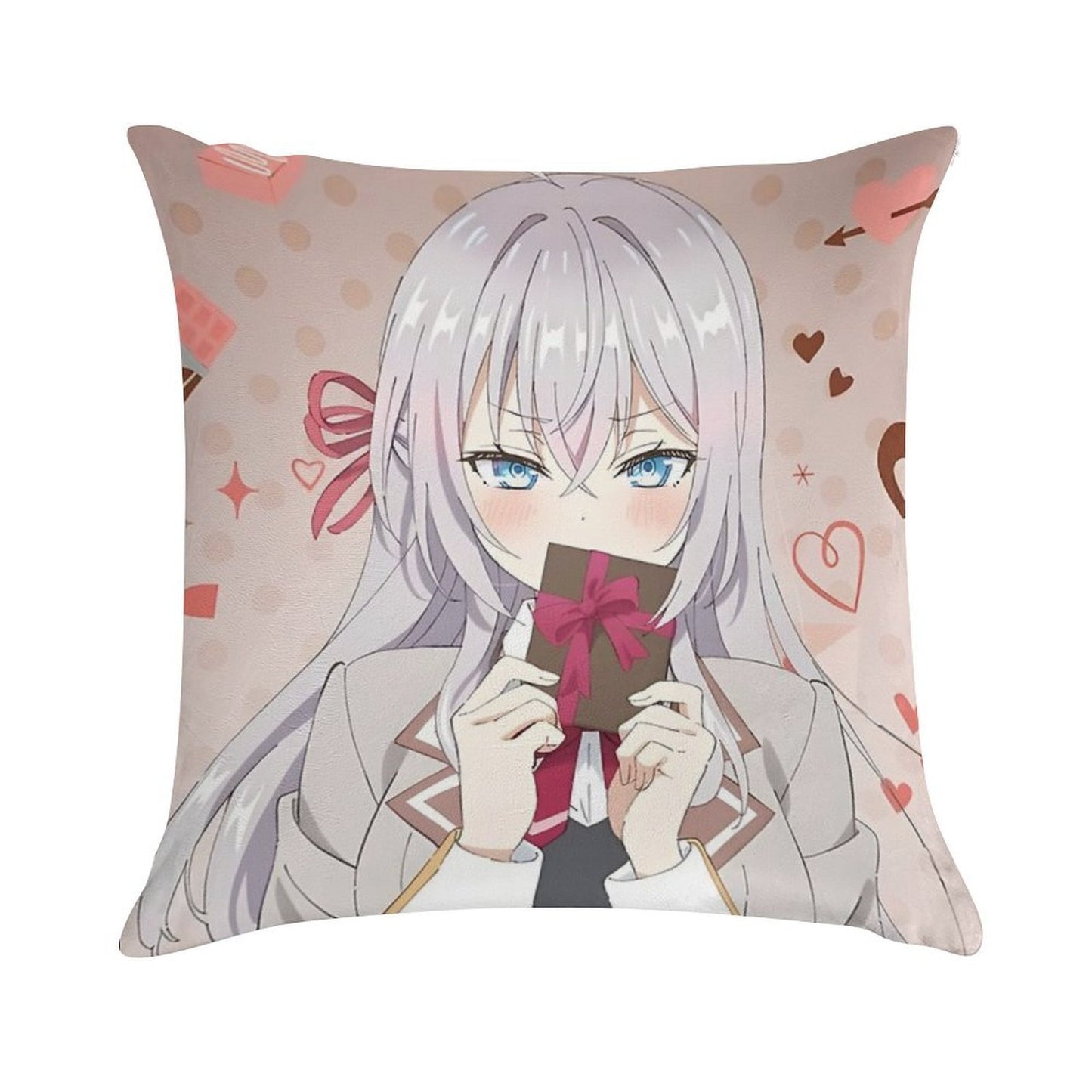 Alya Sometimes Hides Her Feelings in Russian - Alisa Mikhailova Kujou Soft Skin-Friendly Throw Pillow