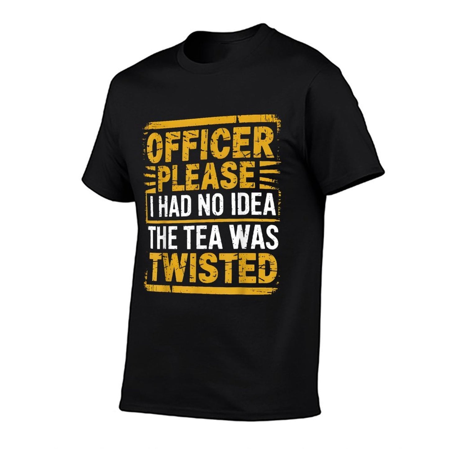 Retro Officer Please I Had No Idea The Tea Was Twisted Funny  Relaxed-fit T-Shirt
