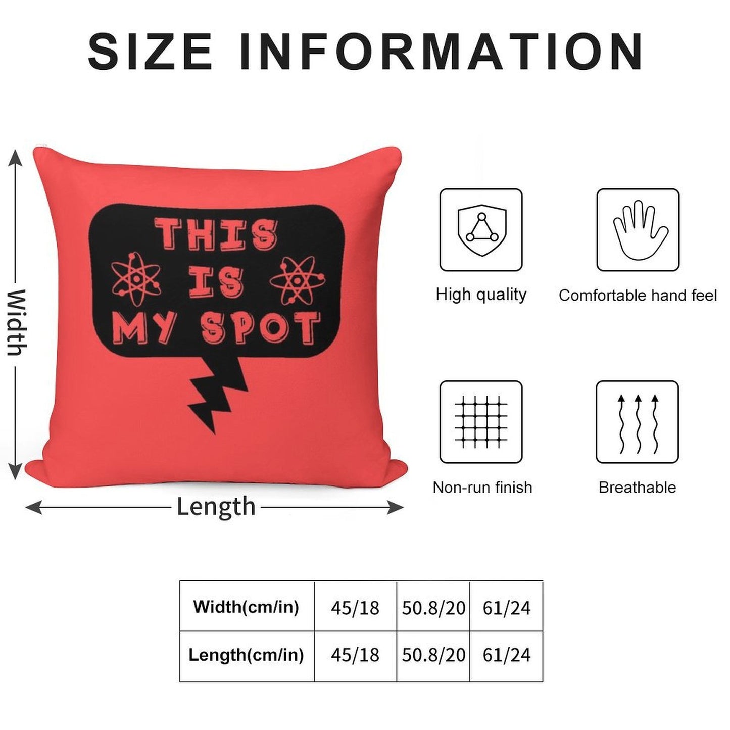 This Is My Spot - Throw Pillow Soft Skin-Friendly Throw Pillow