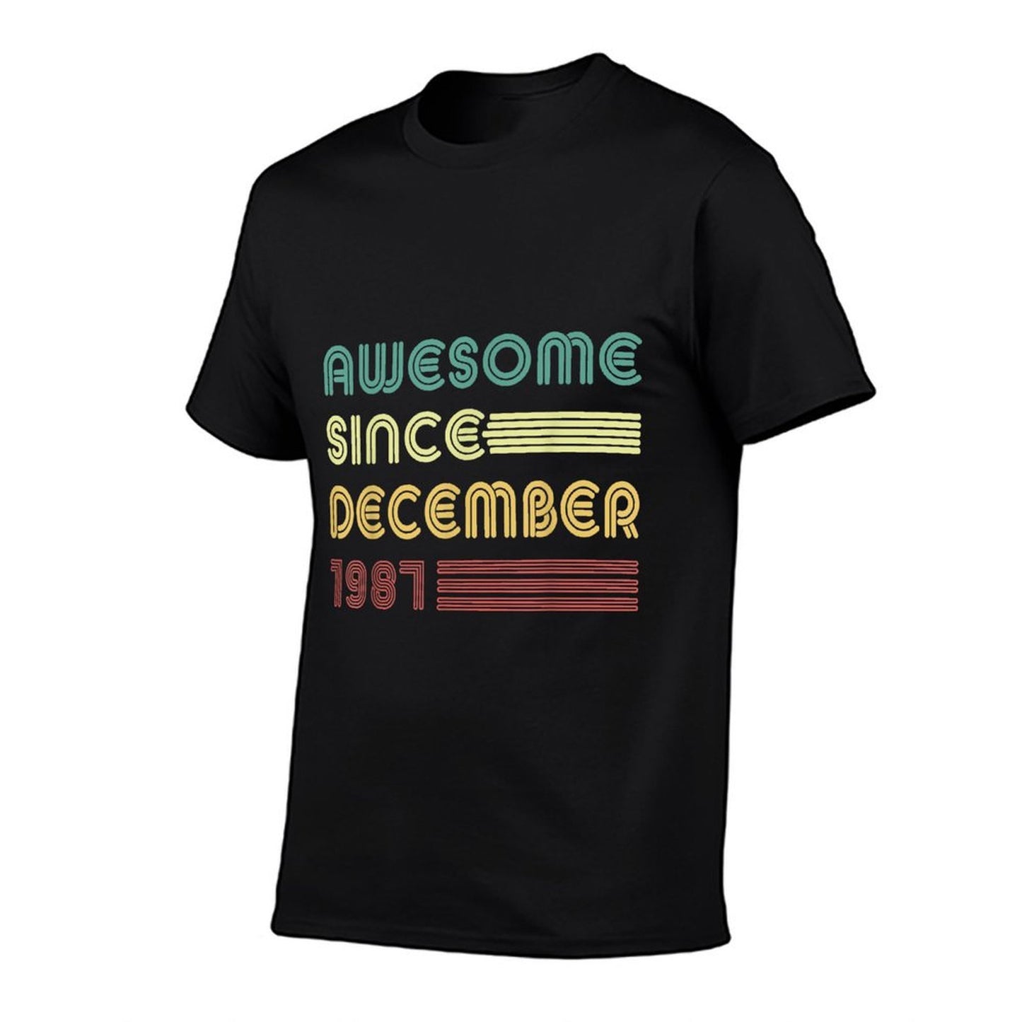 40th Birthday Awesome Since December 1981 Vintage 1981  Stretchy T-Shirt