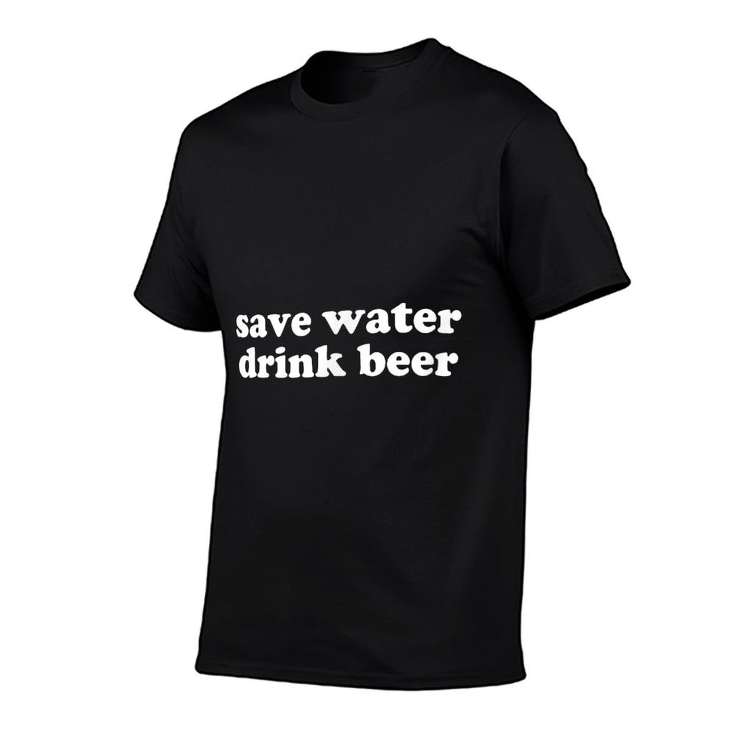 Save Water Drink Beer Shirt Y2k Aesthetic Breathable T-Shirt