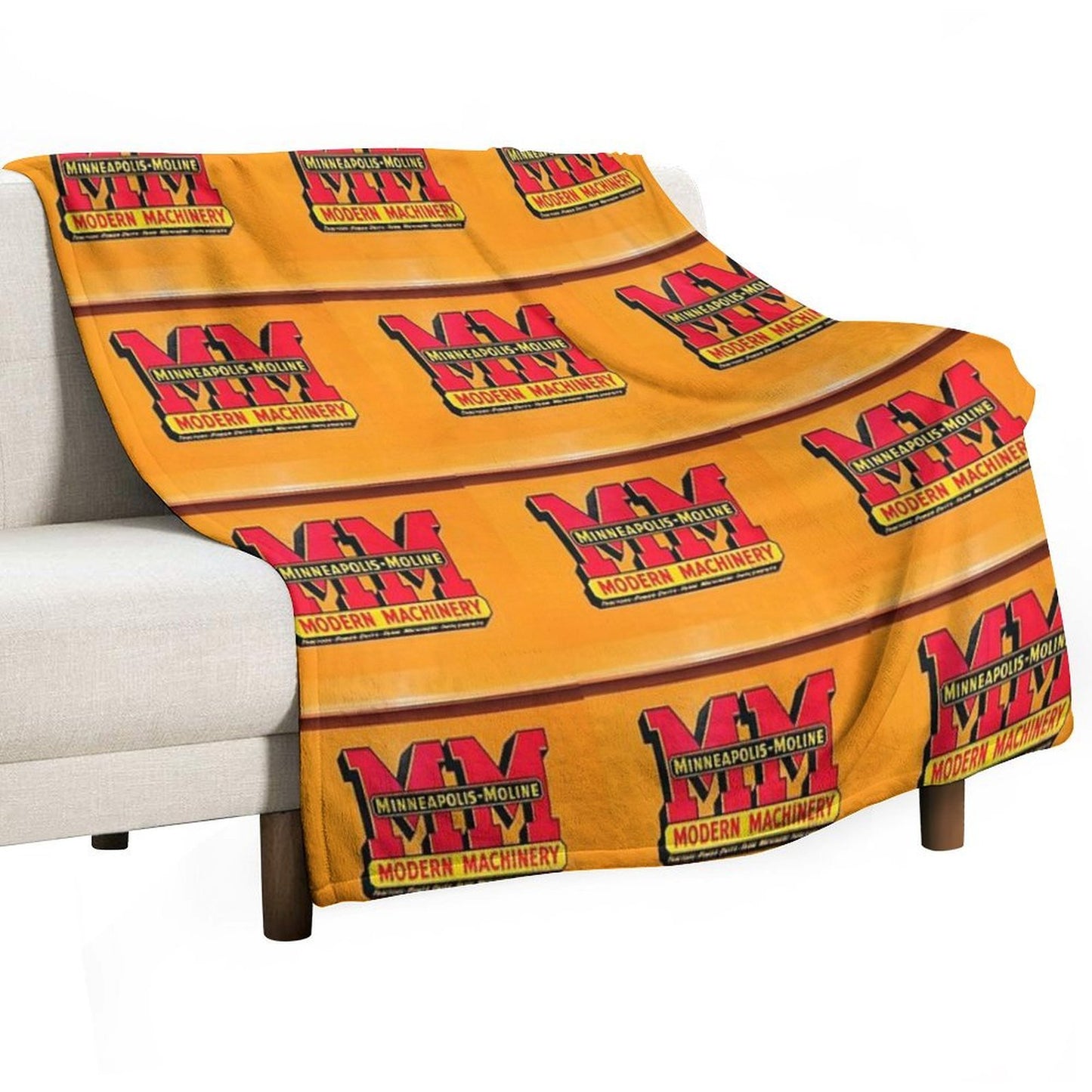 Vintage Modern Machinery Comfort Throw Blanket