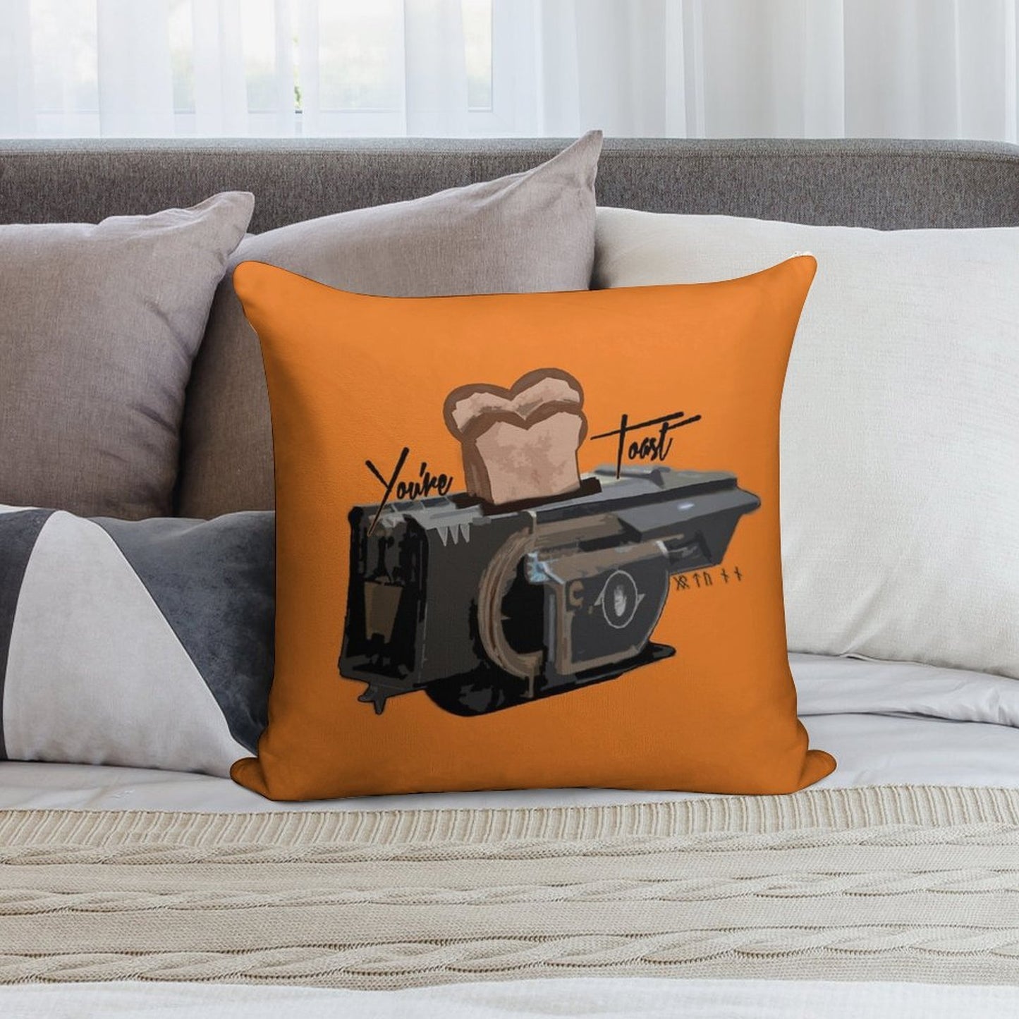 You're Toast! (Jotunn) Soft Multiple Sizes Throw Pillow