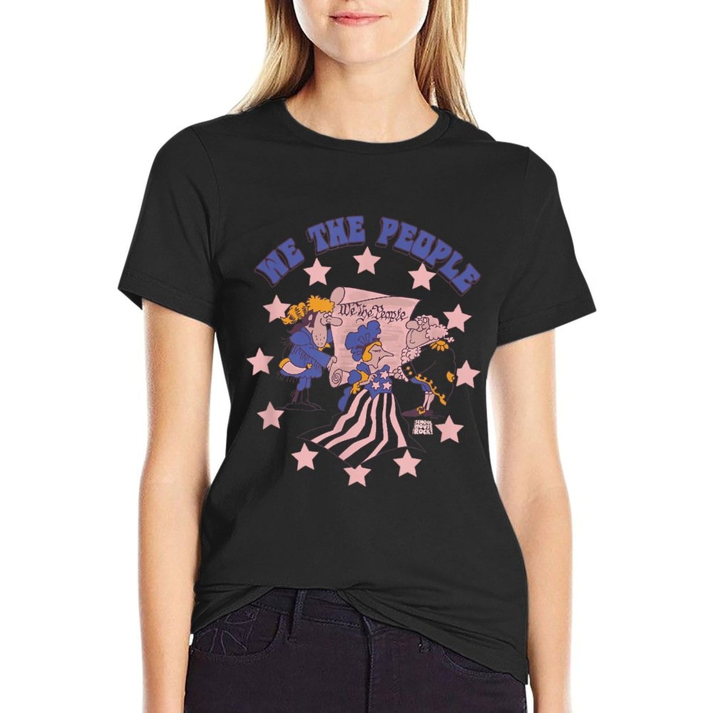 Schoolhouse Rock! The Preamble Constitution America Rock Eco-friendly Material T-Shirt